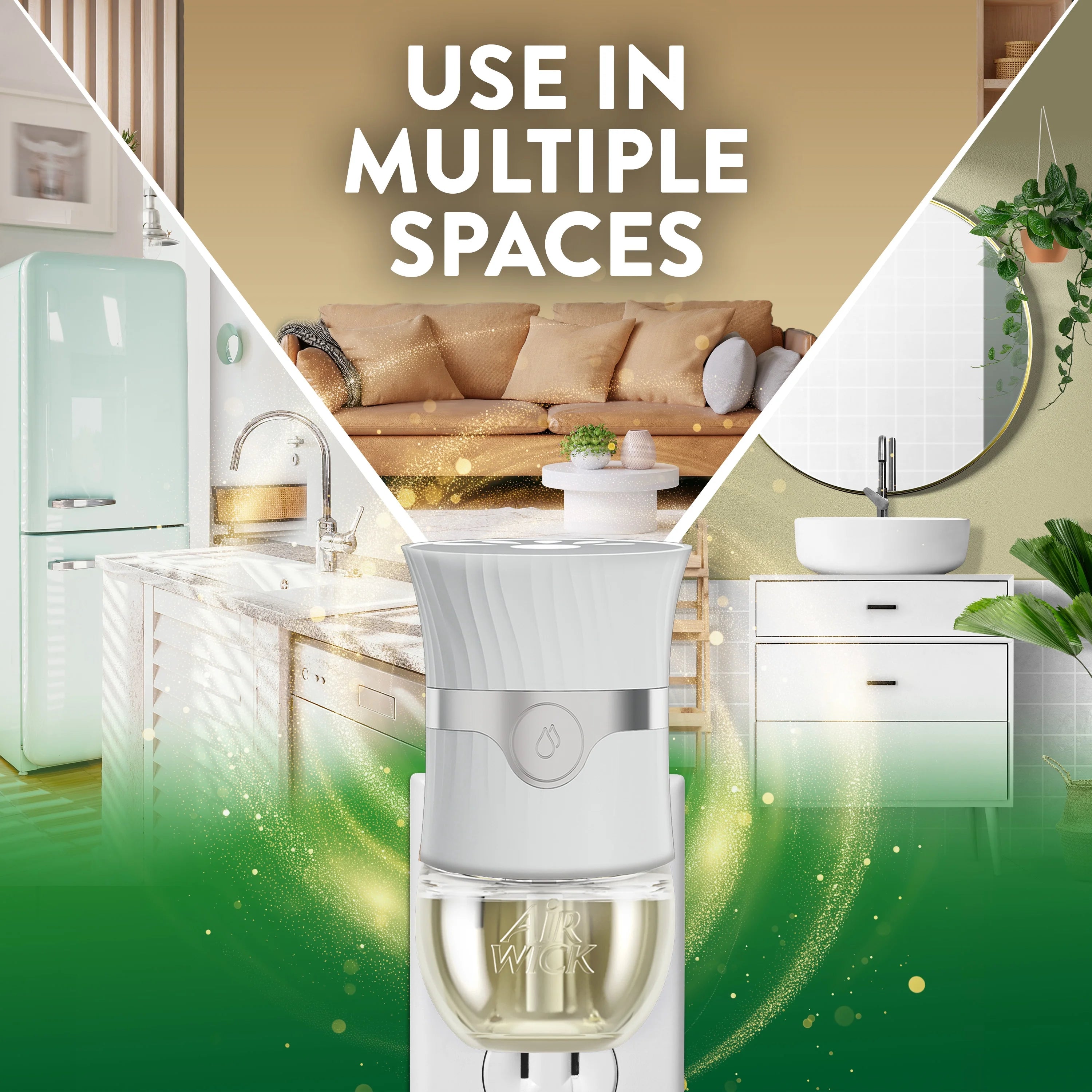 Air Wick Plug-in Scented Oil Air Freshener Warmer Refills, Warm Woods and - View 5