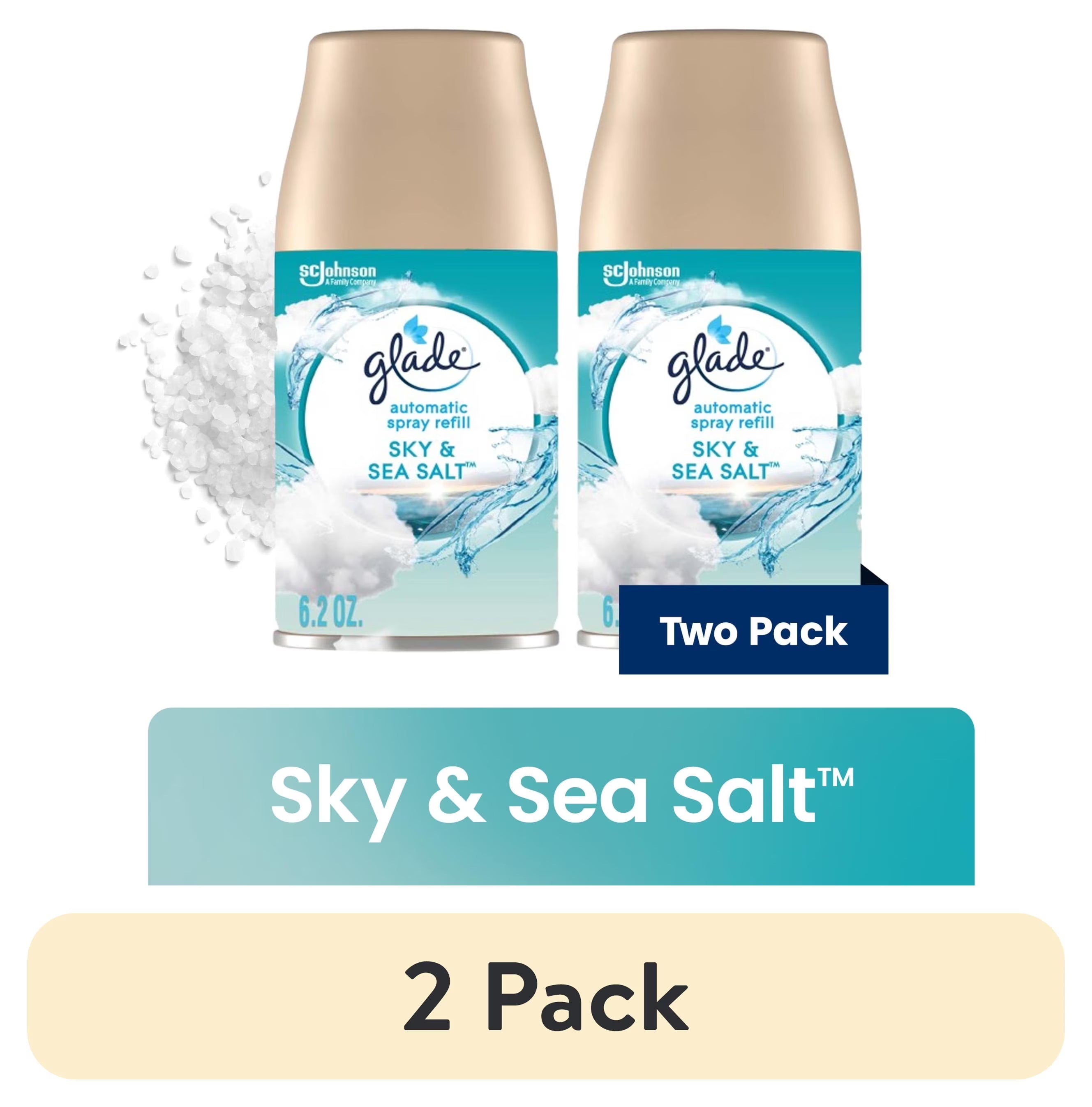 Glade Automatic Spray Refills, Air Freshener, Infused with Essential Oils, Sky - View 2