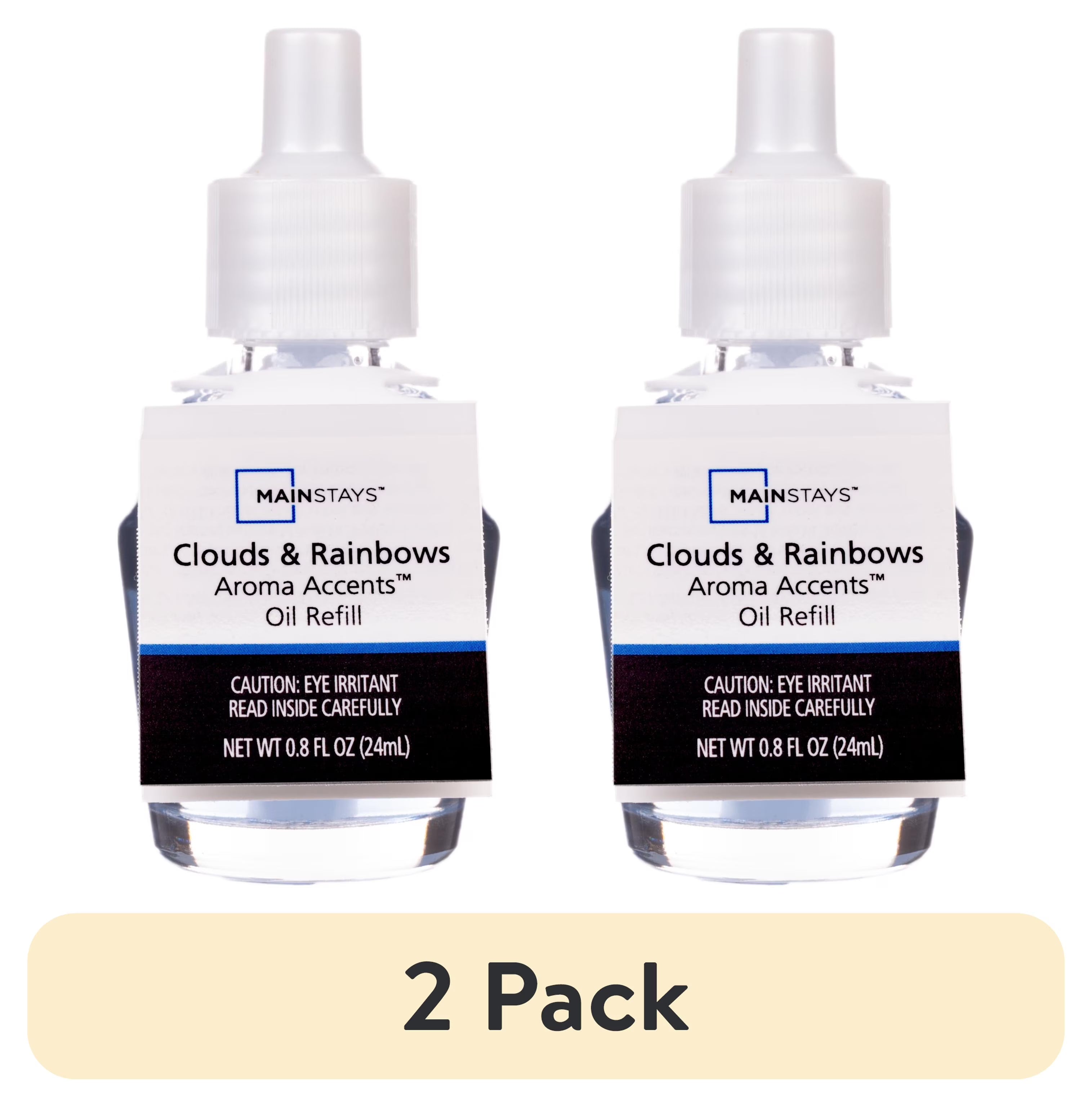 Mainstays Aroma Accents Oil Refill 24mL, Clouds & Rainbows - View 2