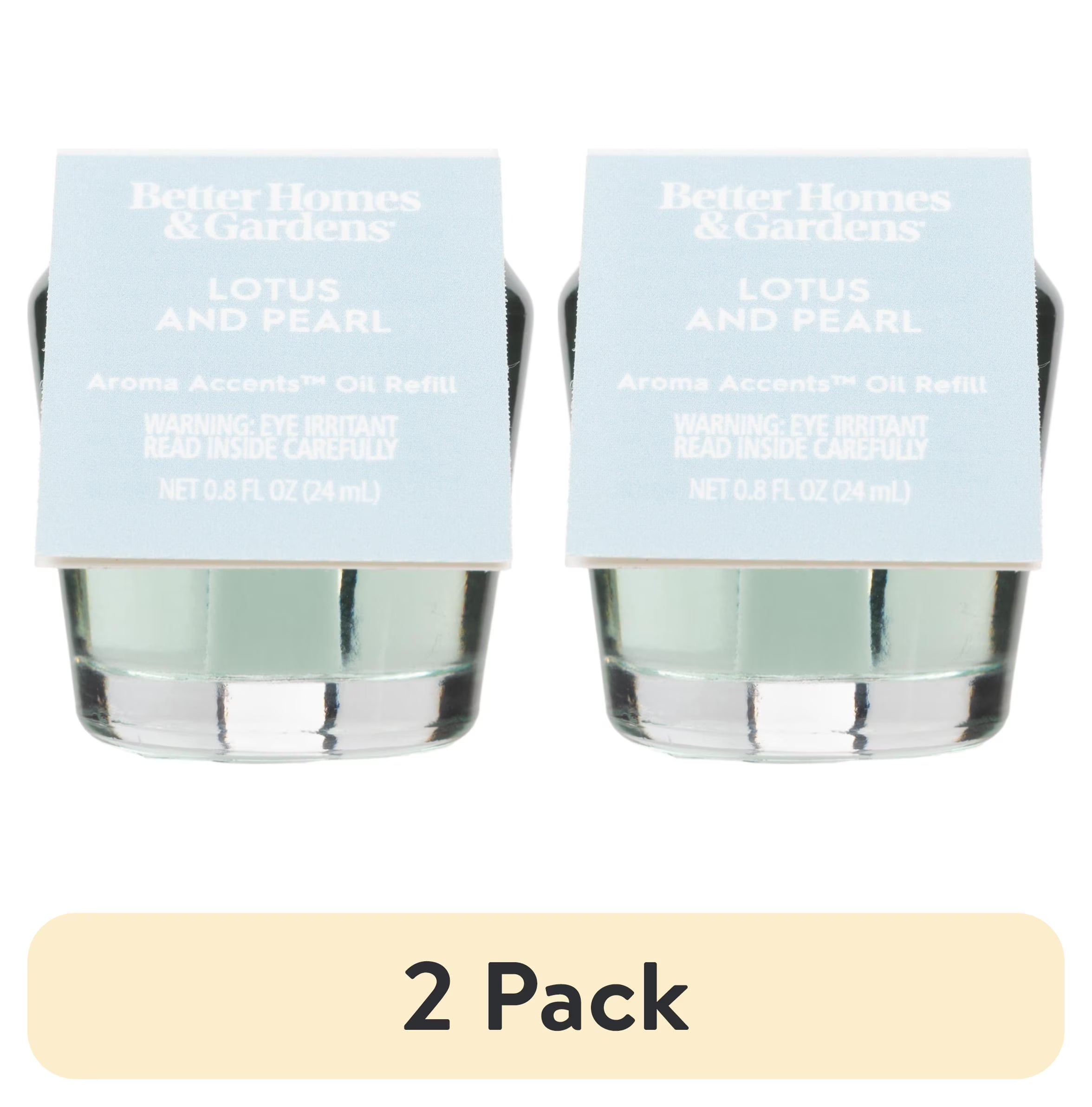(2 pack) Better Homes & Gardens Aroma Accents Fragrance Oil, Lotus & Pearl - View 2