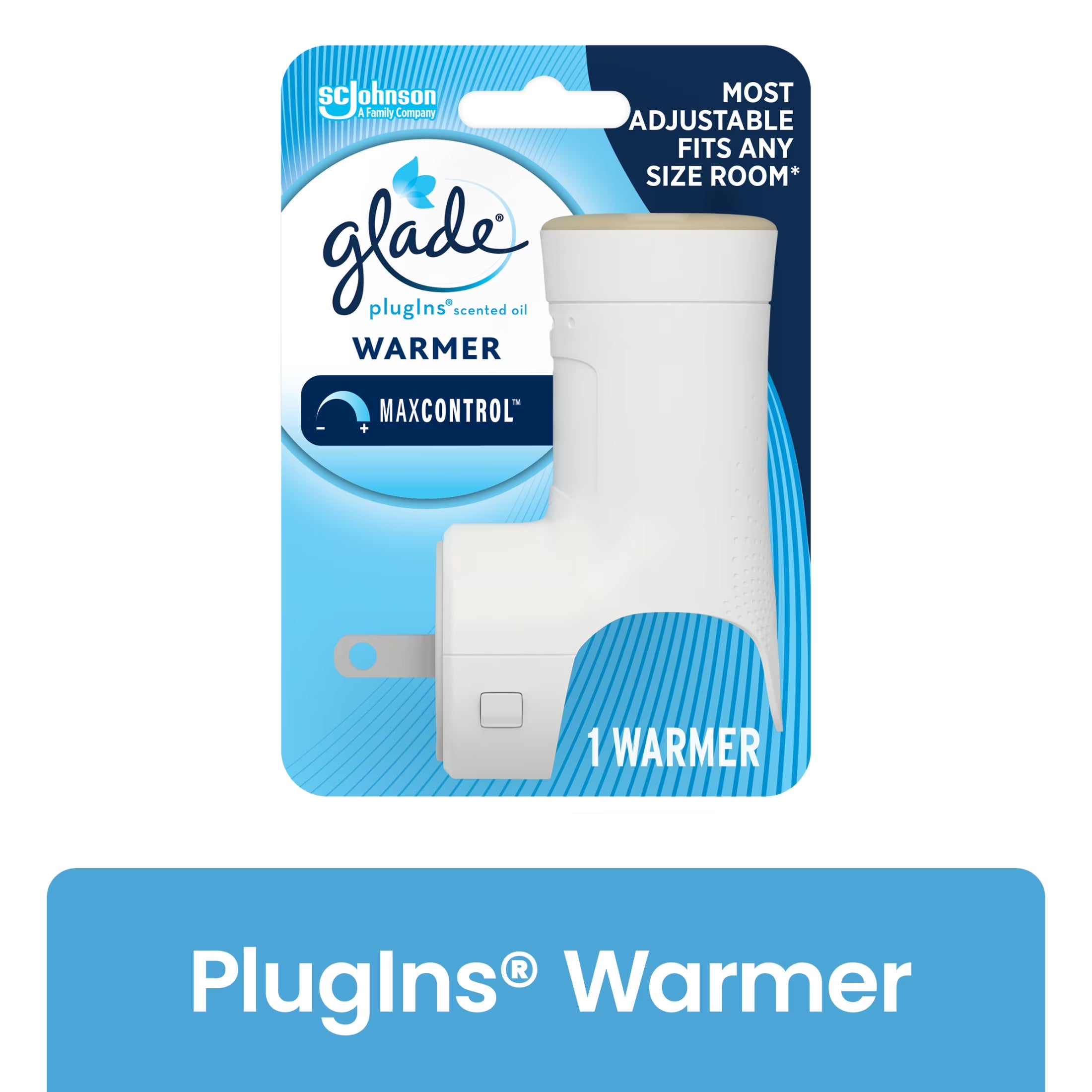 Glade PlugIns Air Freshener Warmer, Holds Essential Oil Infused Wall Plug In