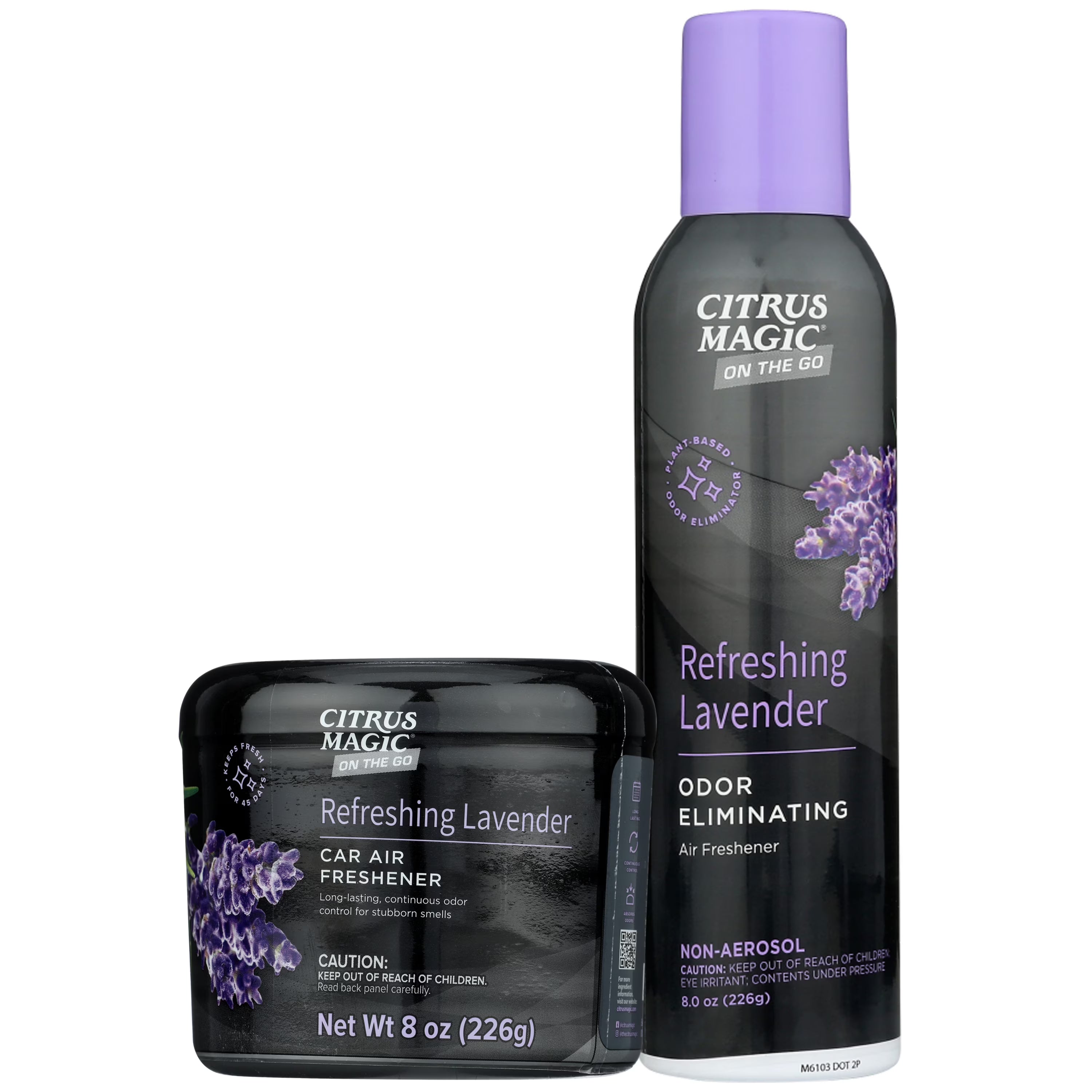 Citrus Magic On the Go Odor Eliminating Spray and Solid Air Freshener, Tropical