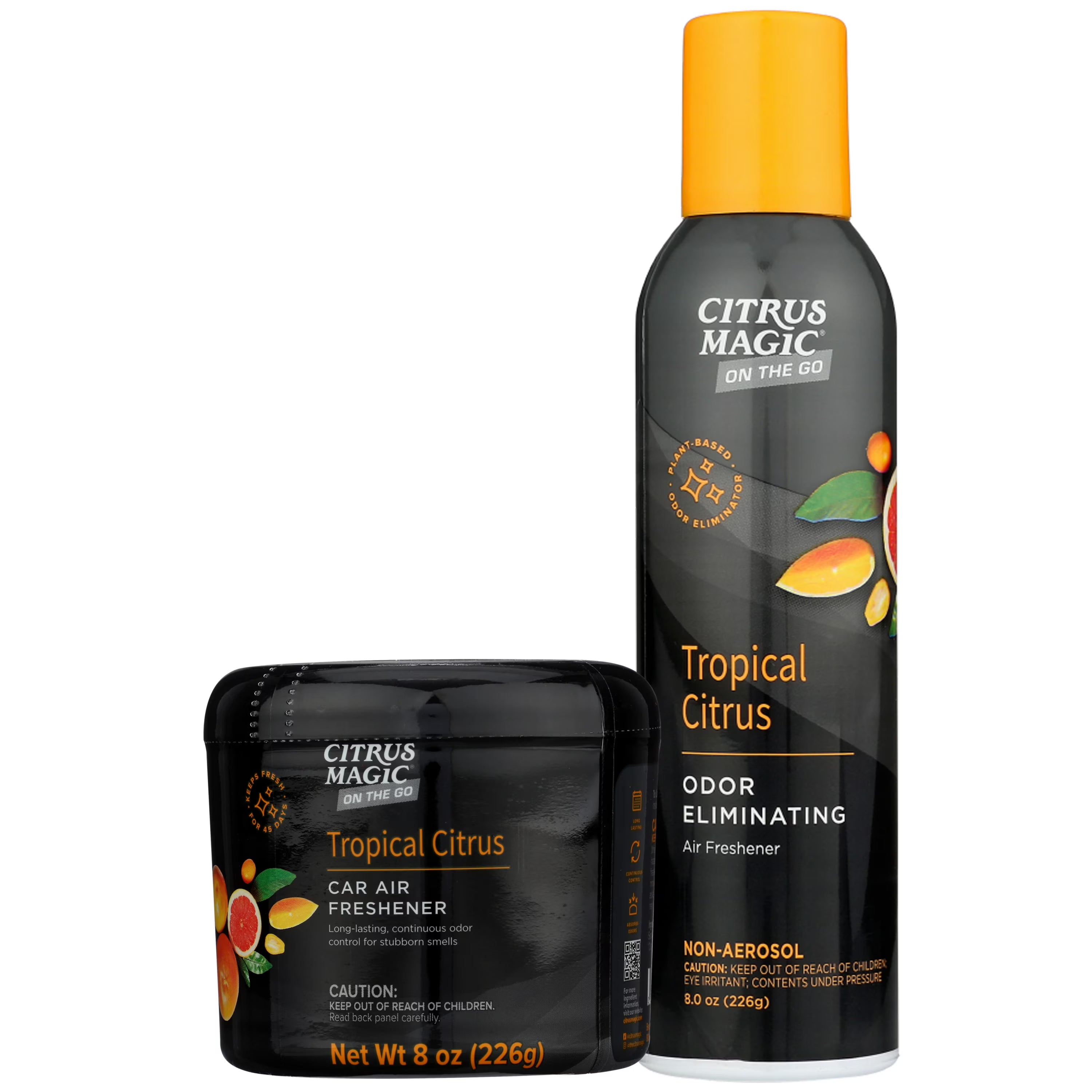 Citrus Magic On the Go Odor Eliminating Spray and Solid Air Freshener, Tropical - View 3