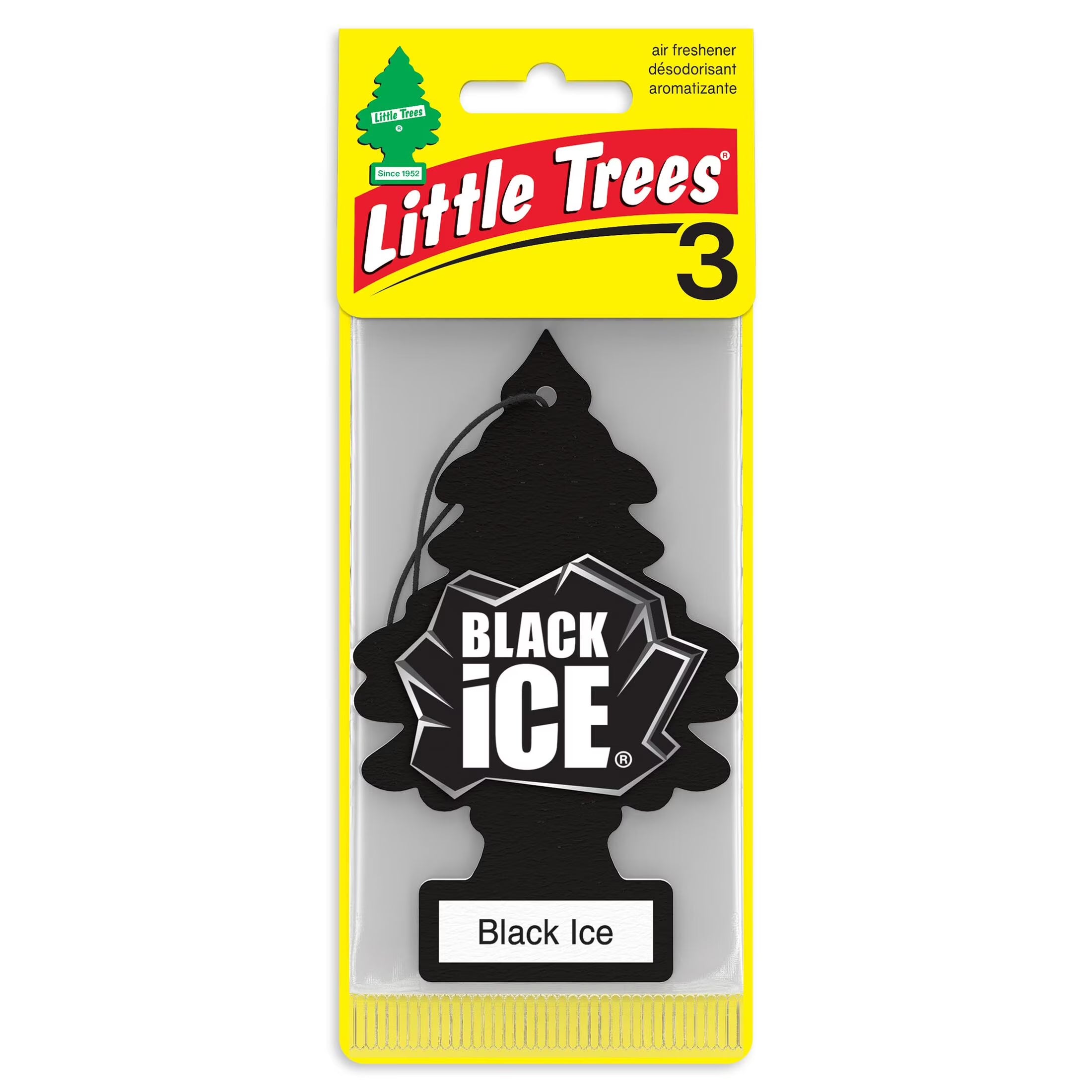 Little Trees Air Freshener Black Ice Fragrance 3-Pack - View 2