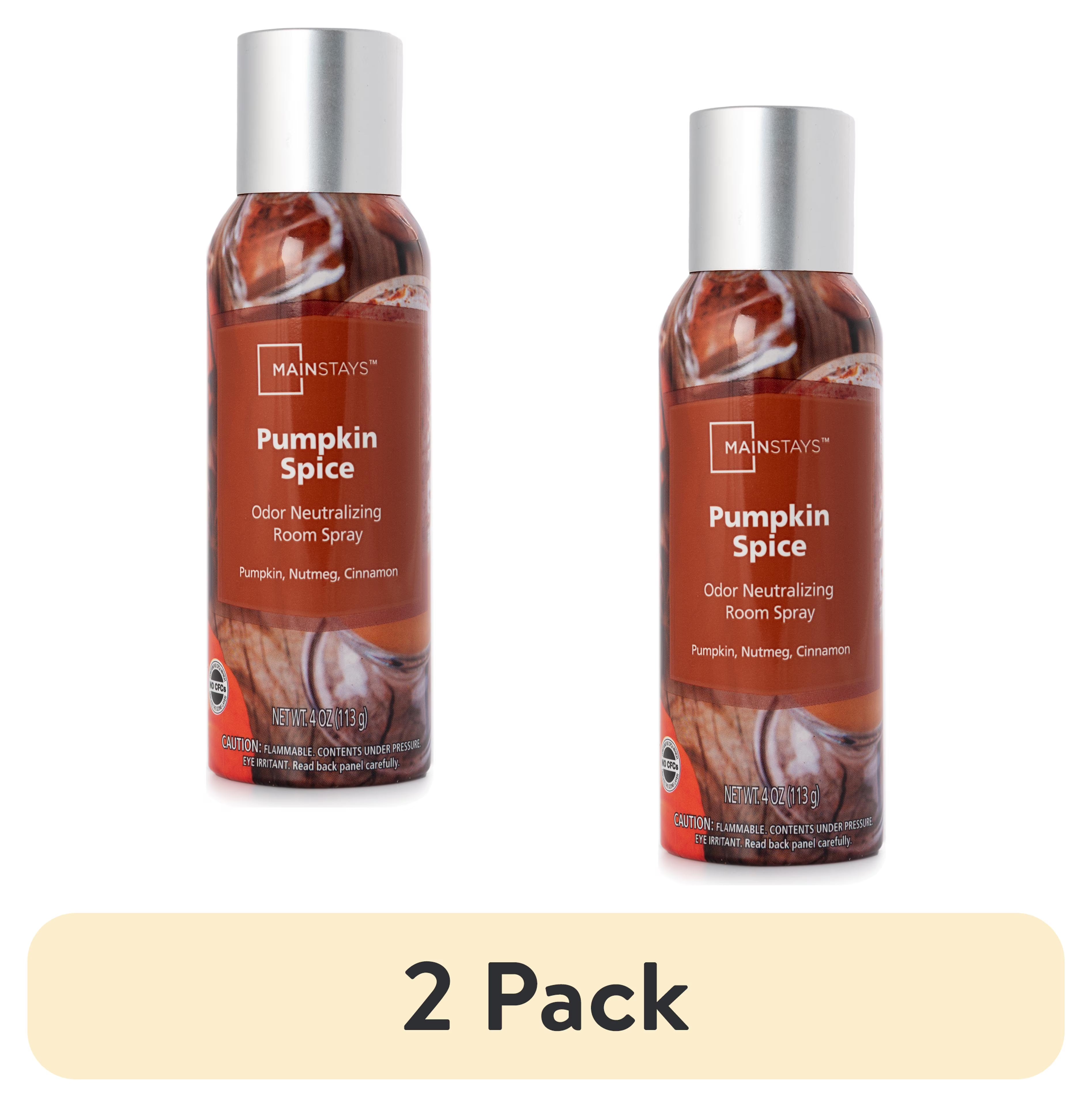 Mainstays Odor Neutralizing Room Spray, Pumpkin Spice Air Freshner, 4 oz. - View 2