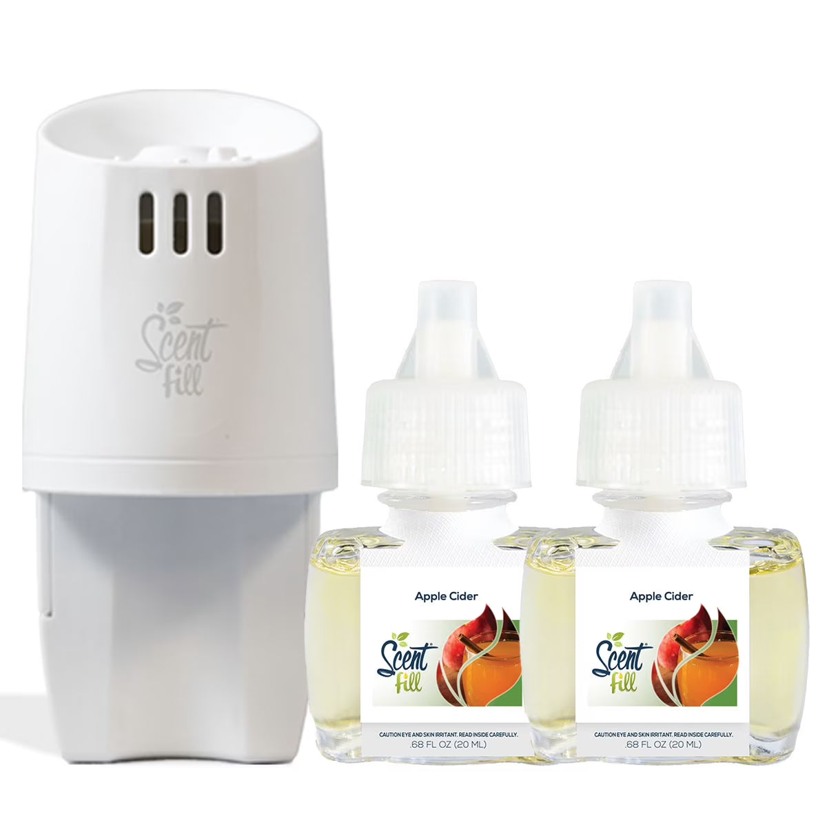 100% Natural Peppermint Plug in Air Freshener, Scented Oil Refills, 2 Refills +