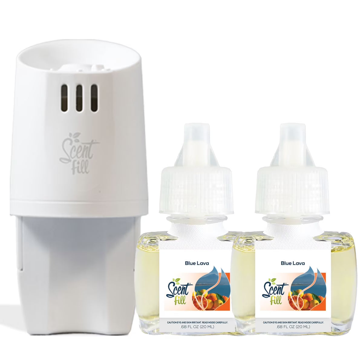 100% Natural Peppermint Plug in Air Freshener, Scented Oil Refills, 2 Refills + - View 2
