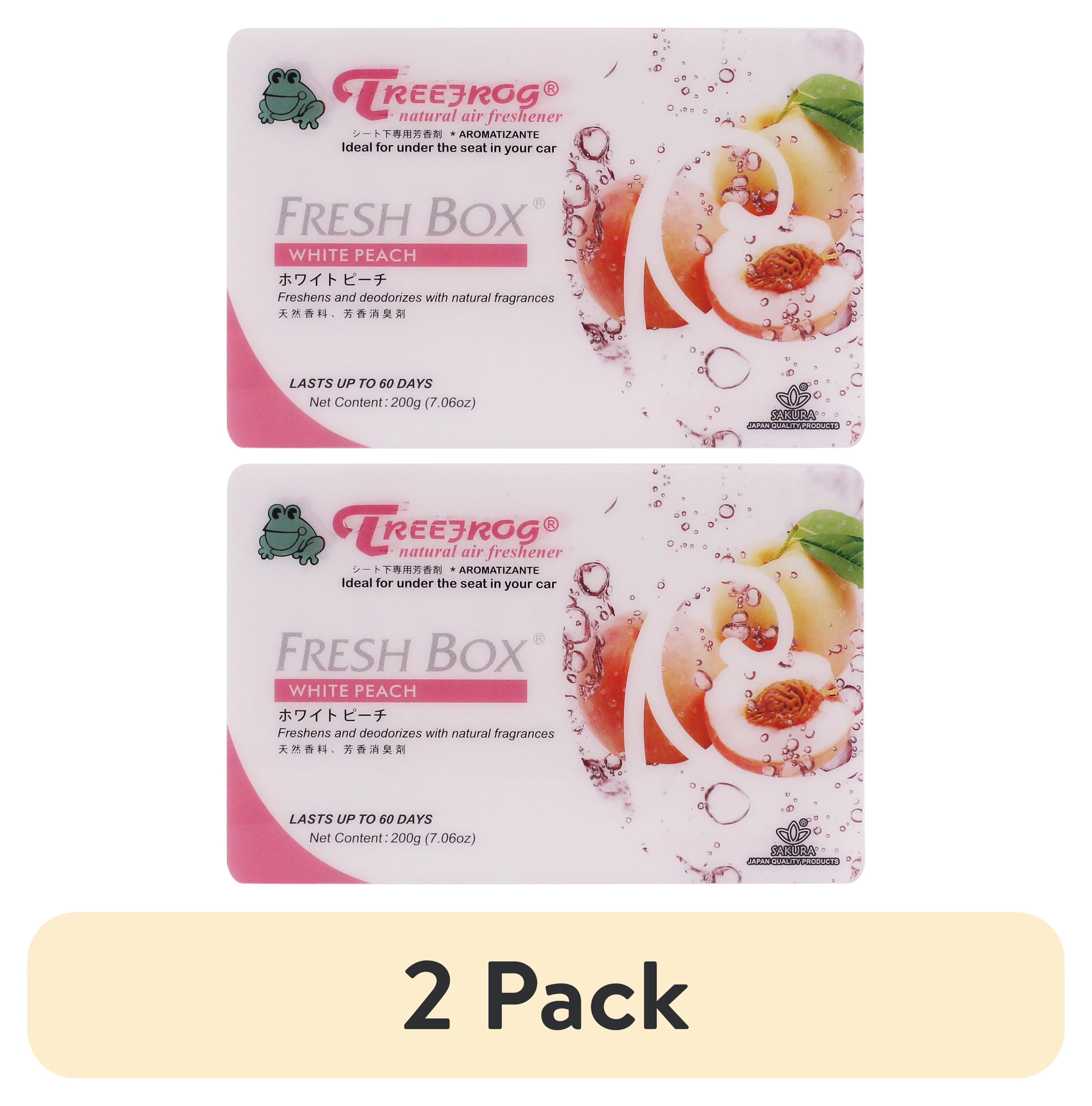 Treefrog Xtreme Natural Air Freshener White Peach 7.06oz - View 2