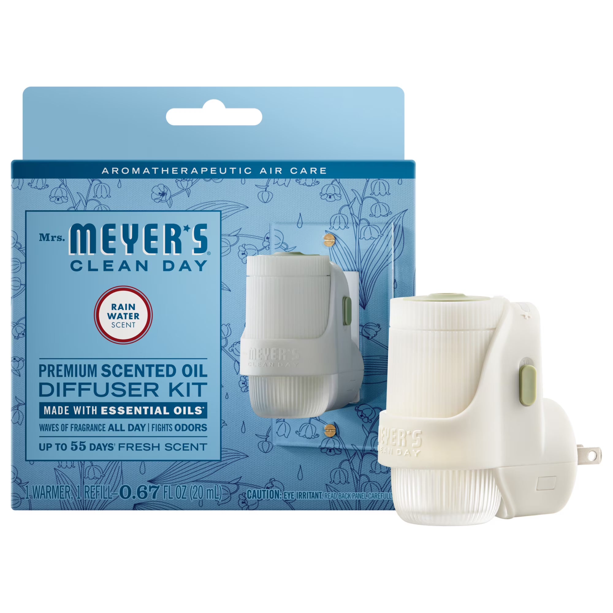 Mrs. Meyer's Lavender Scented Oil Diffuser Starter Kit, Plug-in, 1 Warmer & - View 2
