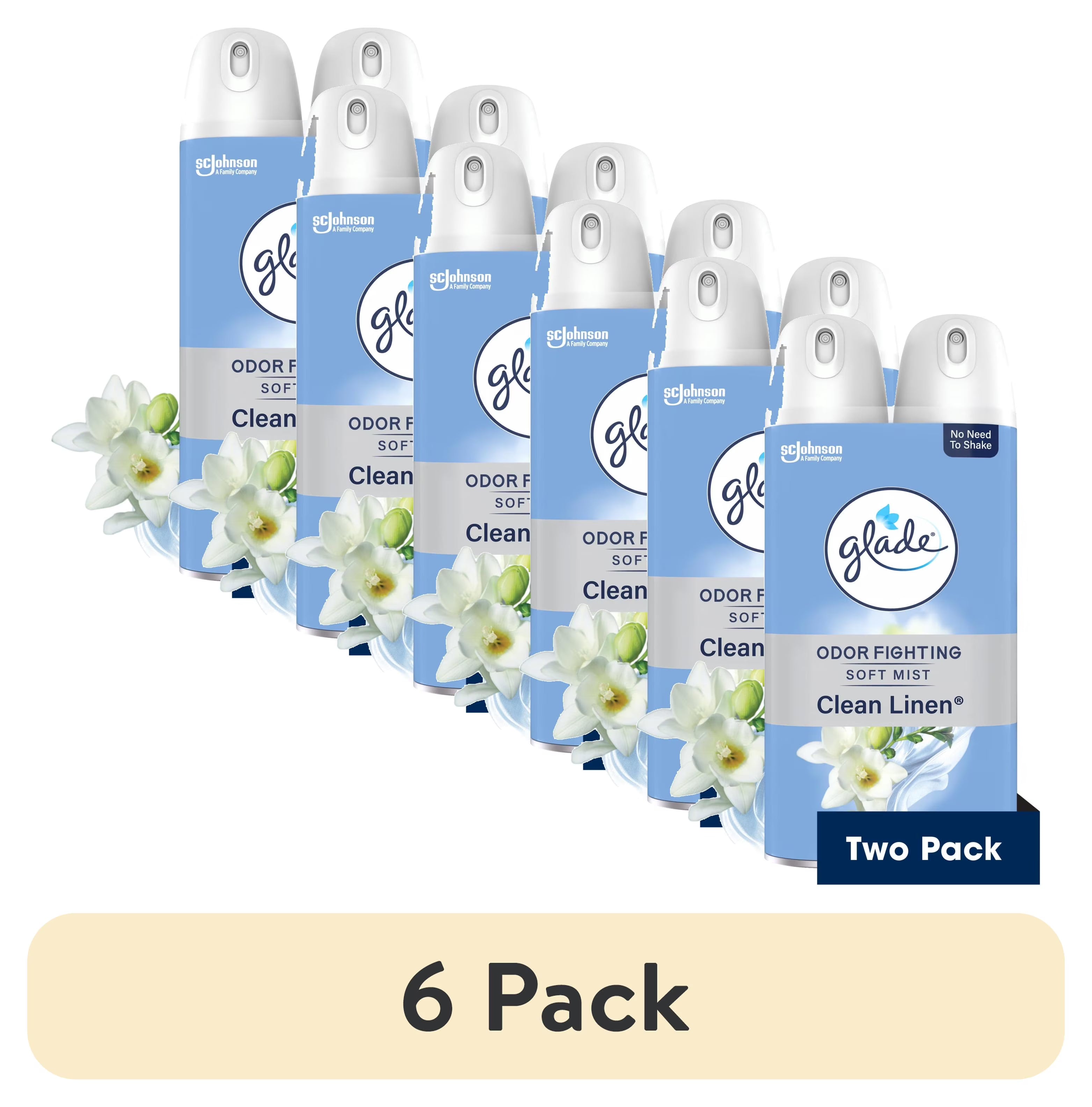 Glade Air Freshener Spray, Clean Linen Scent, Fragrance Infused with Essential - View 3