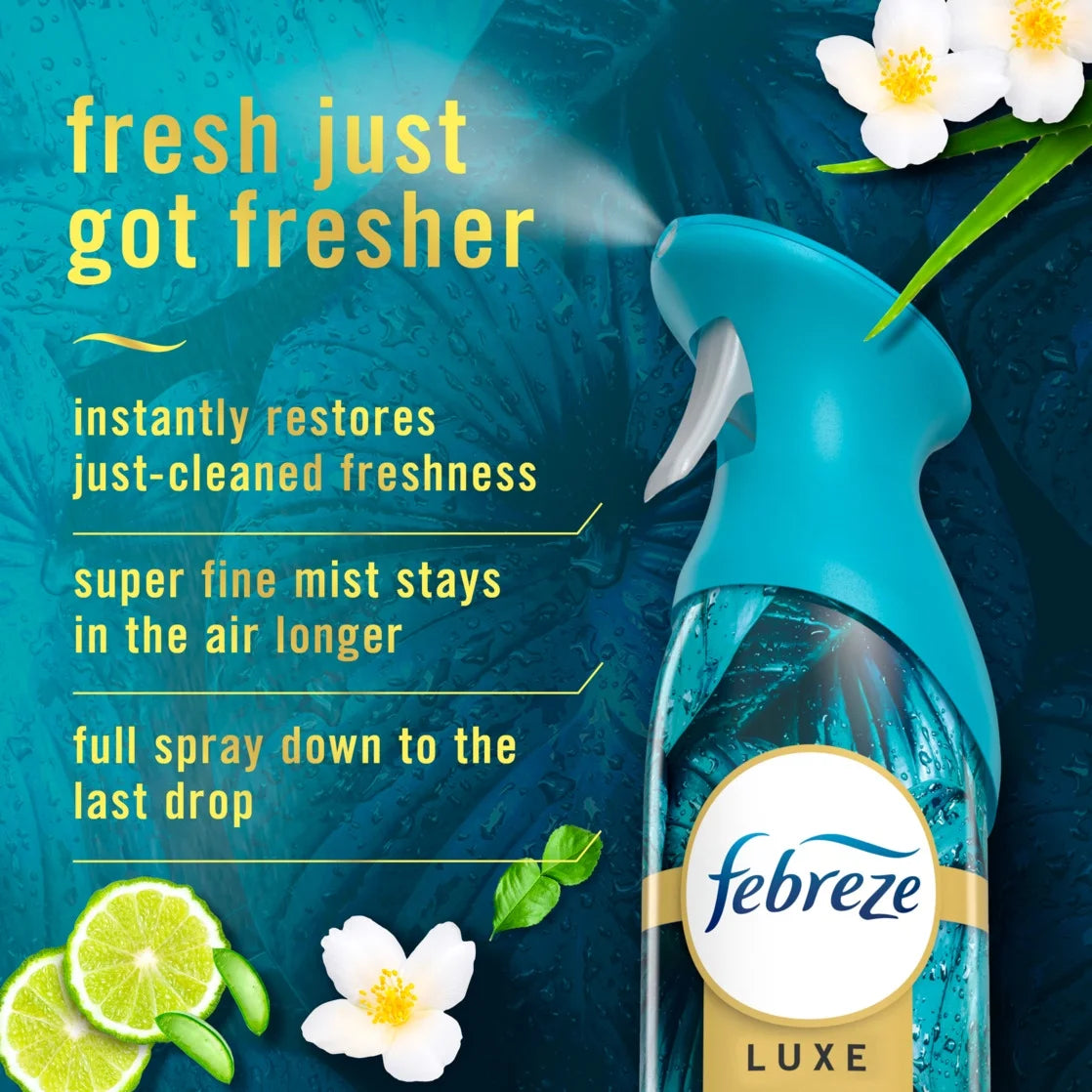 Febreze Air Mist Luxe Air Freshener Spray, Rainforest Scent, 8.1oz - View 2