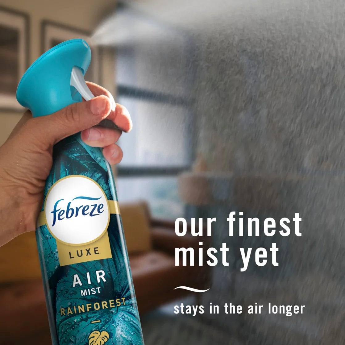 Febreze Air Mist Luxe Air Freshener Spray, Rainforest Scent, 8.1oz - View 5