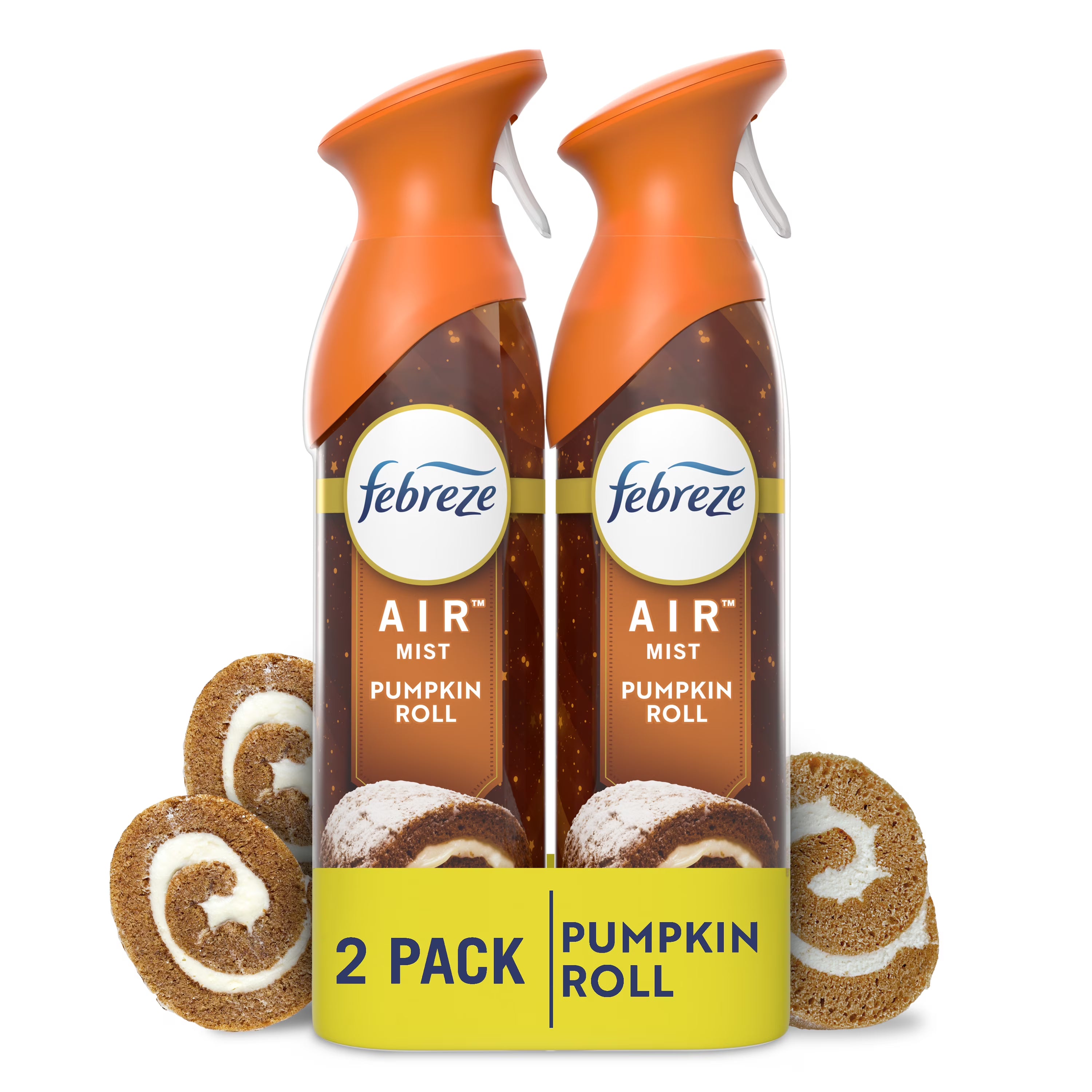 Febreze Air Mist, Odor-Fighting Air Freshener, Pumpkin Roll, 8.8 oz. Aerosol, - View 5