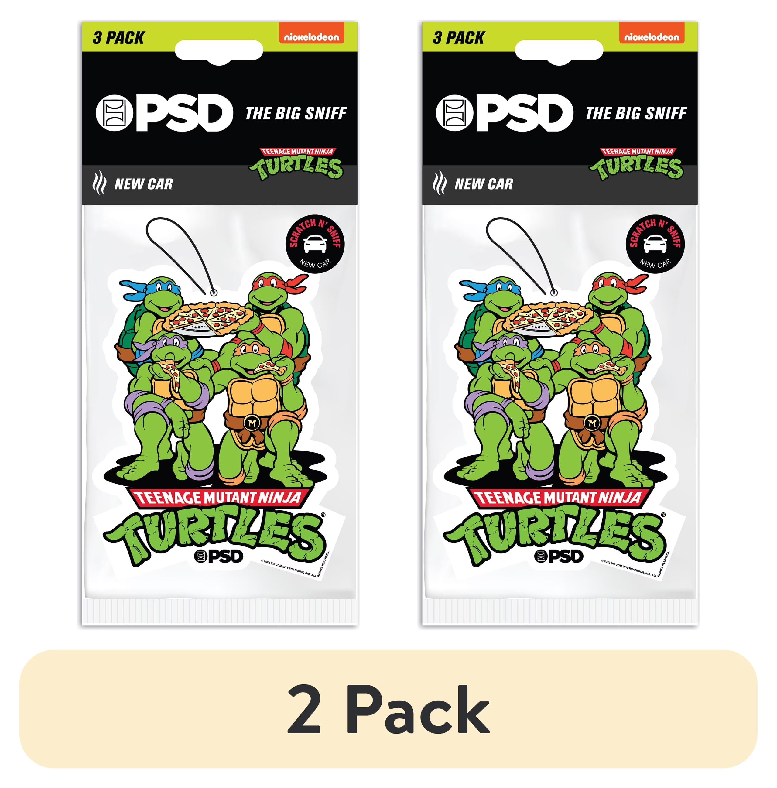 PSD Big Sniff Teenage Mutant Ninja Turtle Hanging Air Fresheners 3 pack with - View 2