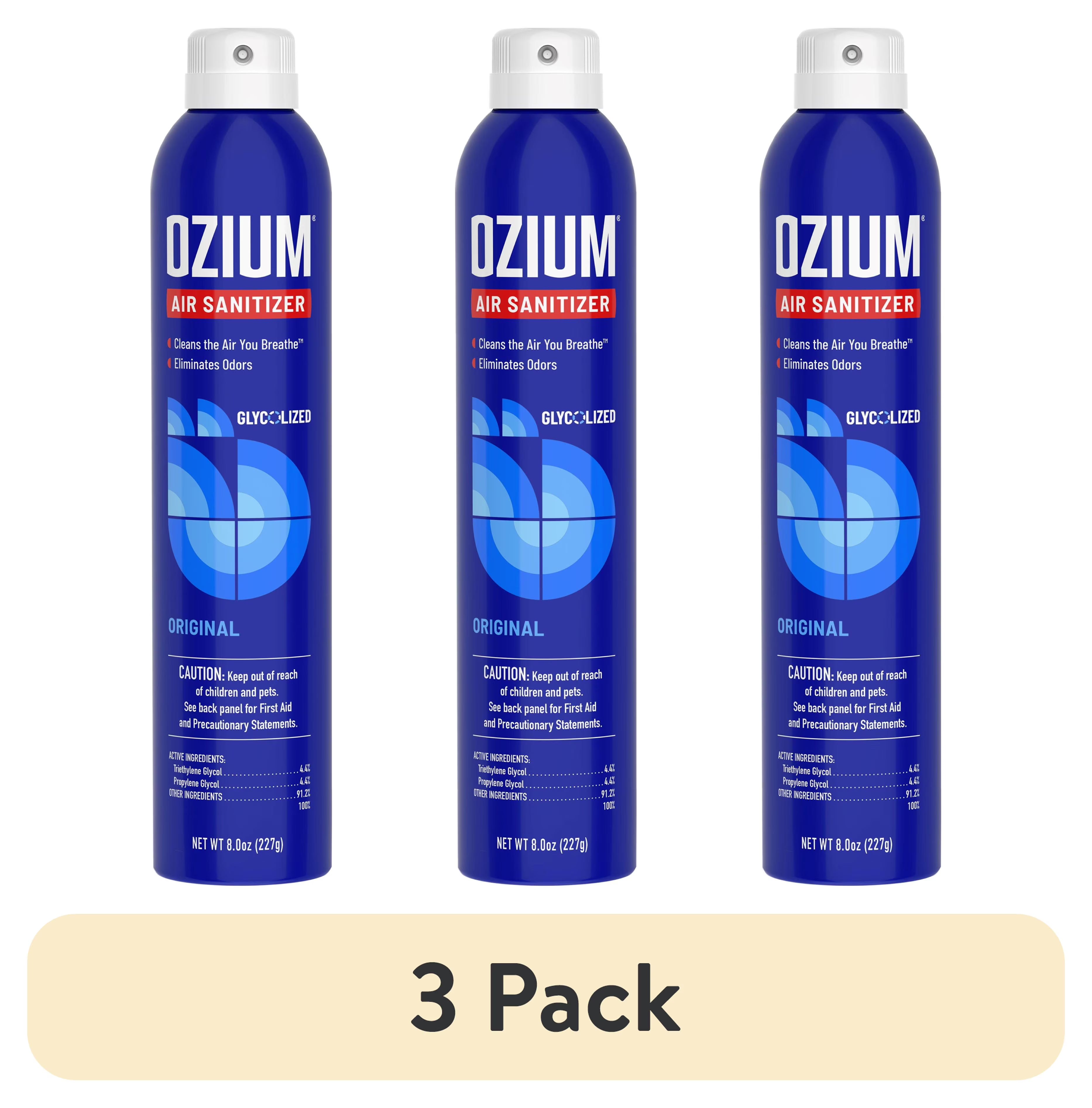 OZIUM Air Sanitizer Spray, Original Scent, 8 oz Can – Cleans Air, Eliminates - View 2