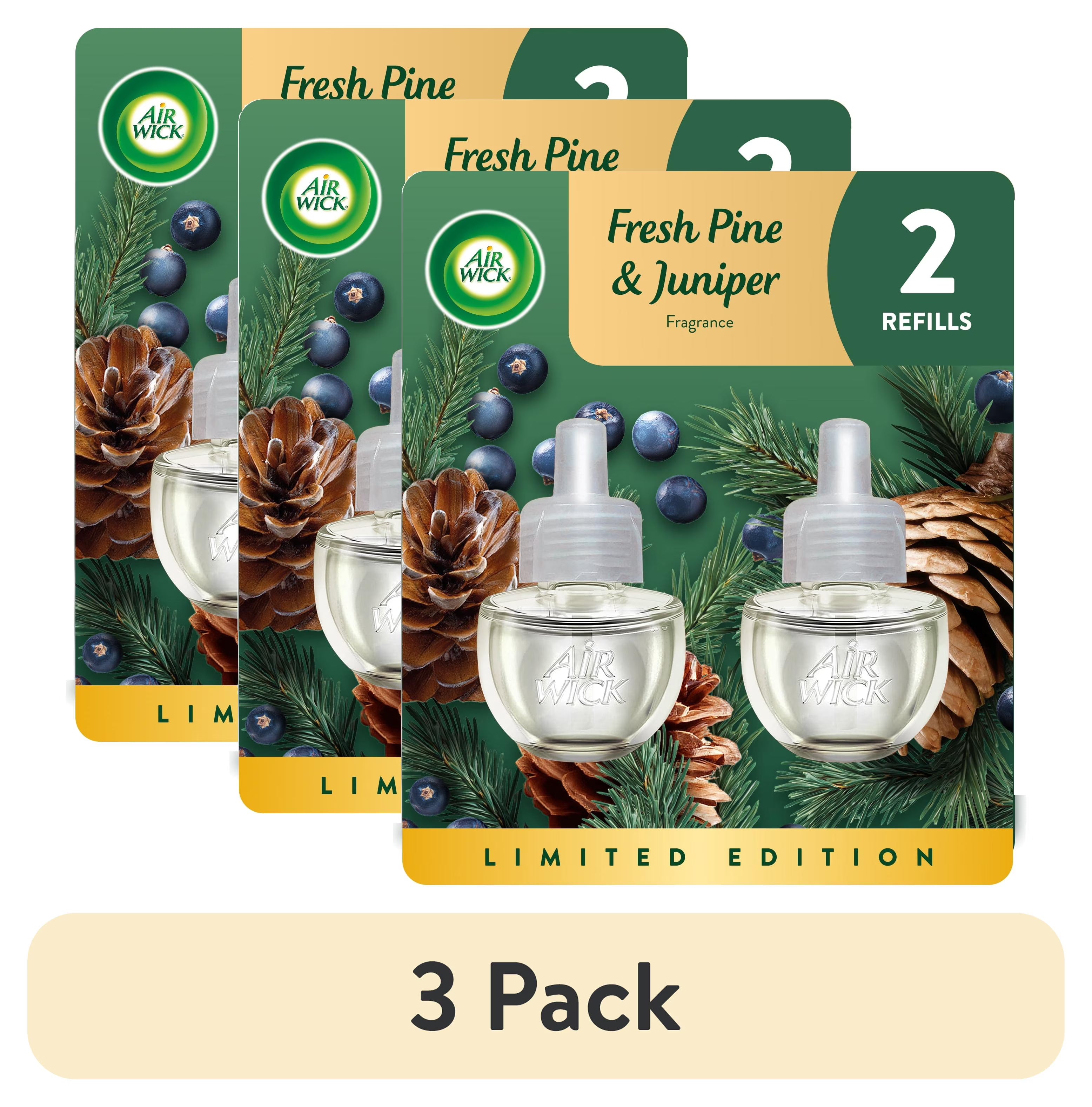Air Wick Plug-In Air Freshener Scented Oil Refills,Honeysuckle and Raspberry, 2