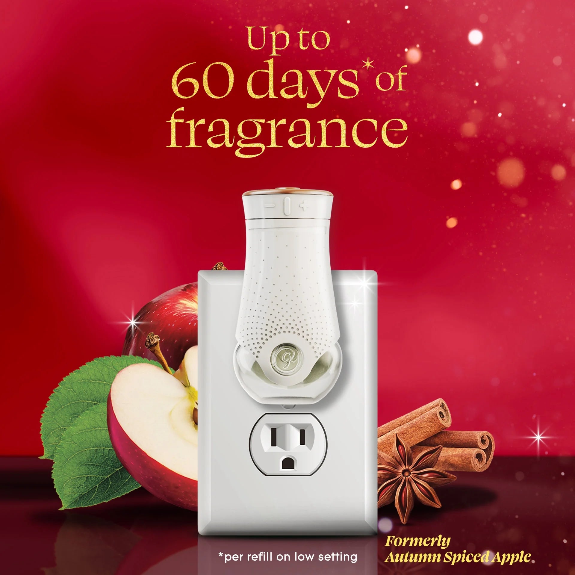 Glade® PlugIns® Refills Air Freshener, Warm Apple & Spices, 1.34oz., 2 Count - View 2