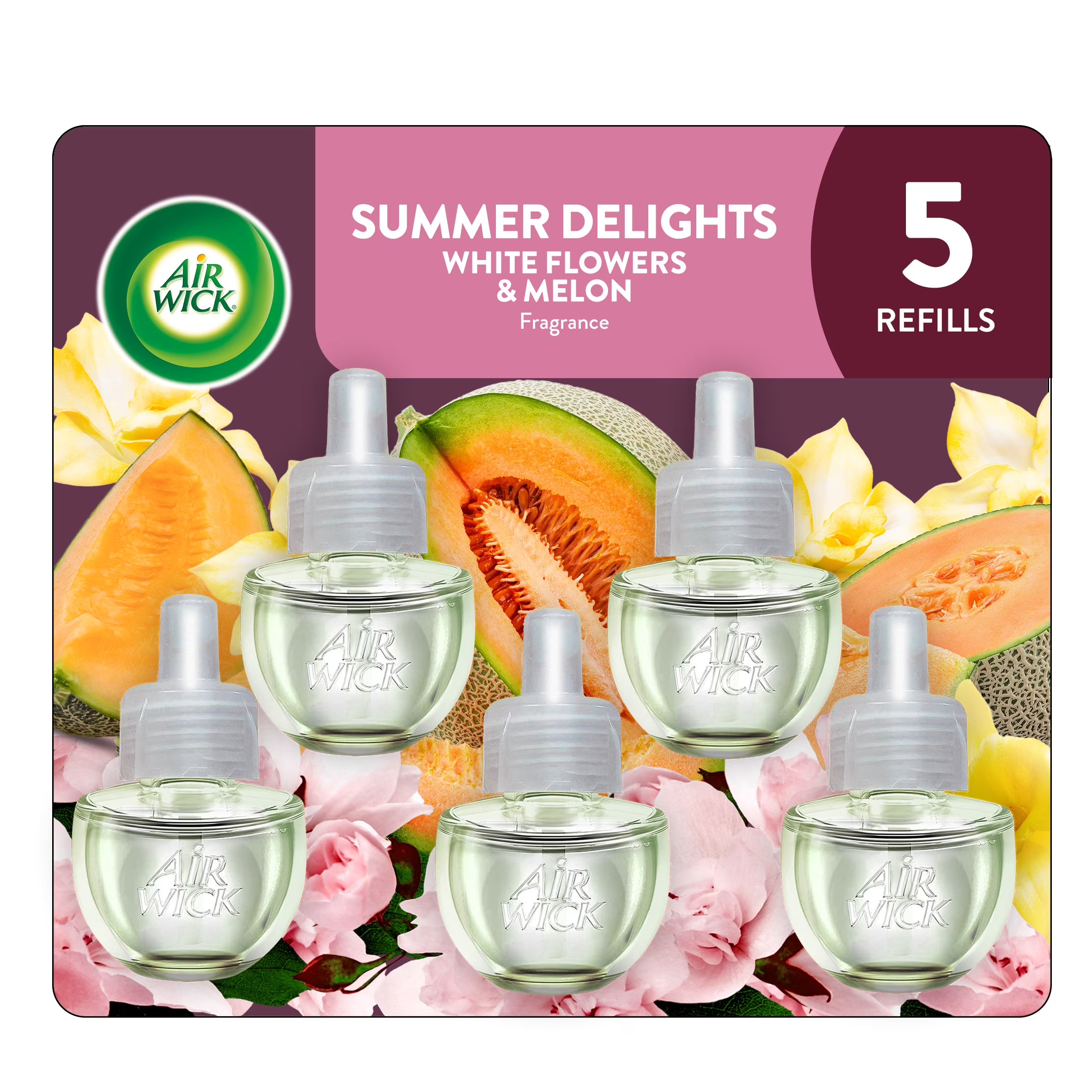 Air Wick Plug-In Scented Oil Air Freshener Warmer Refills, Lavender and - View 5