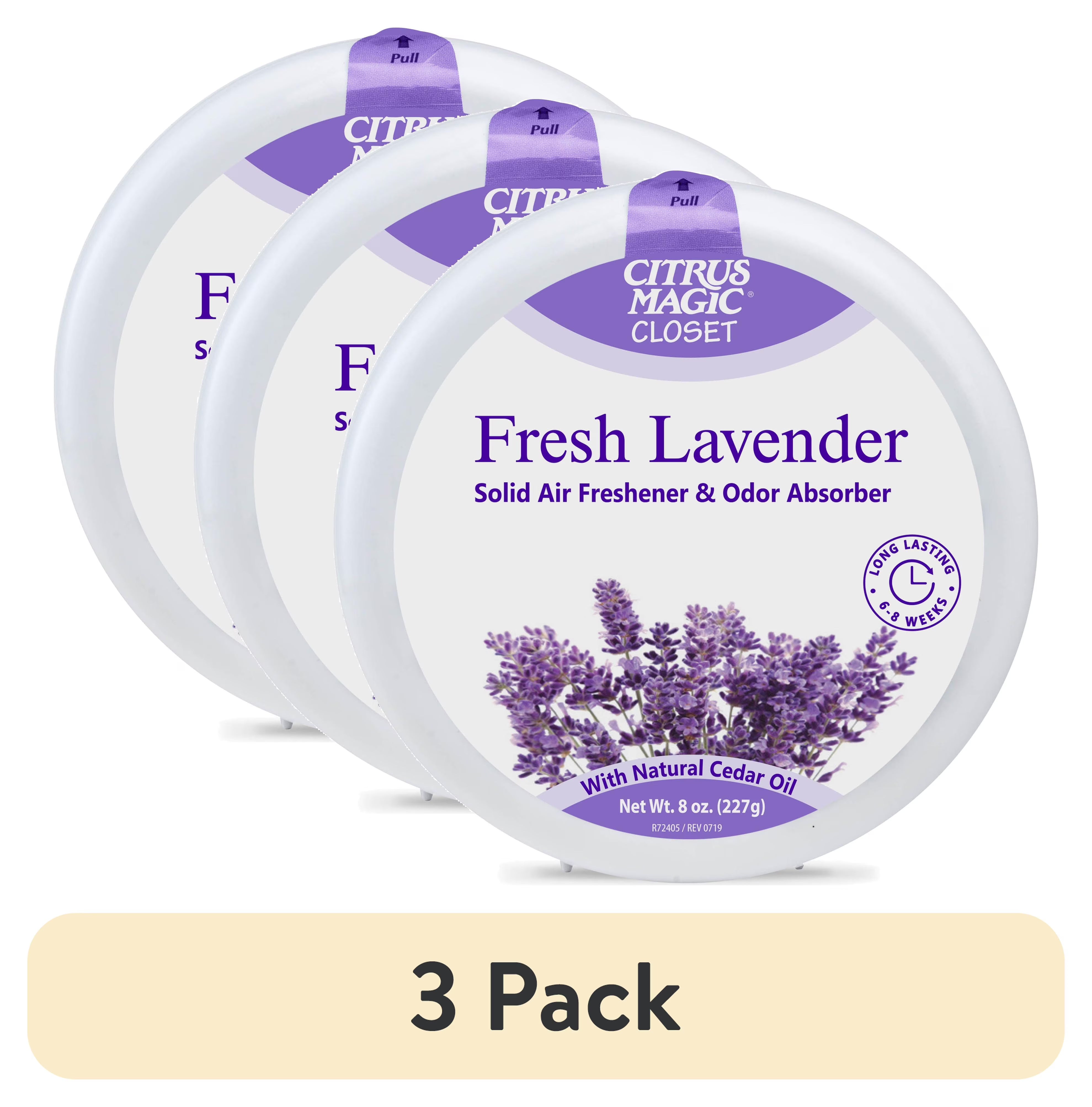 Citrus Magic For Closets Odor Absorbing Solid Air Freshener, Fresh Lavender, 8 - View 2
