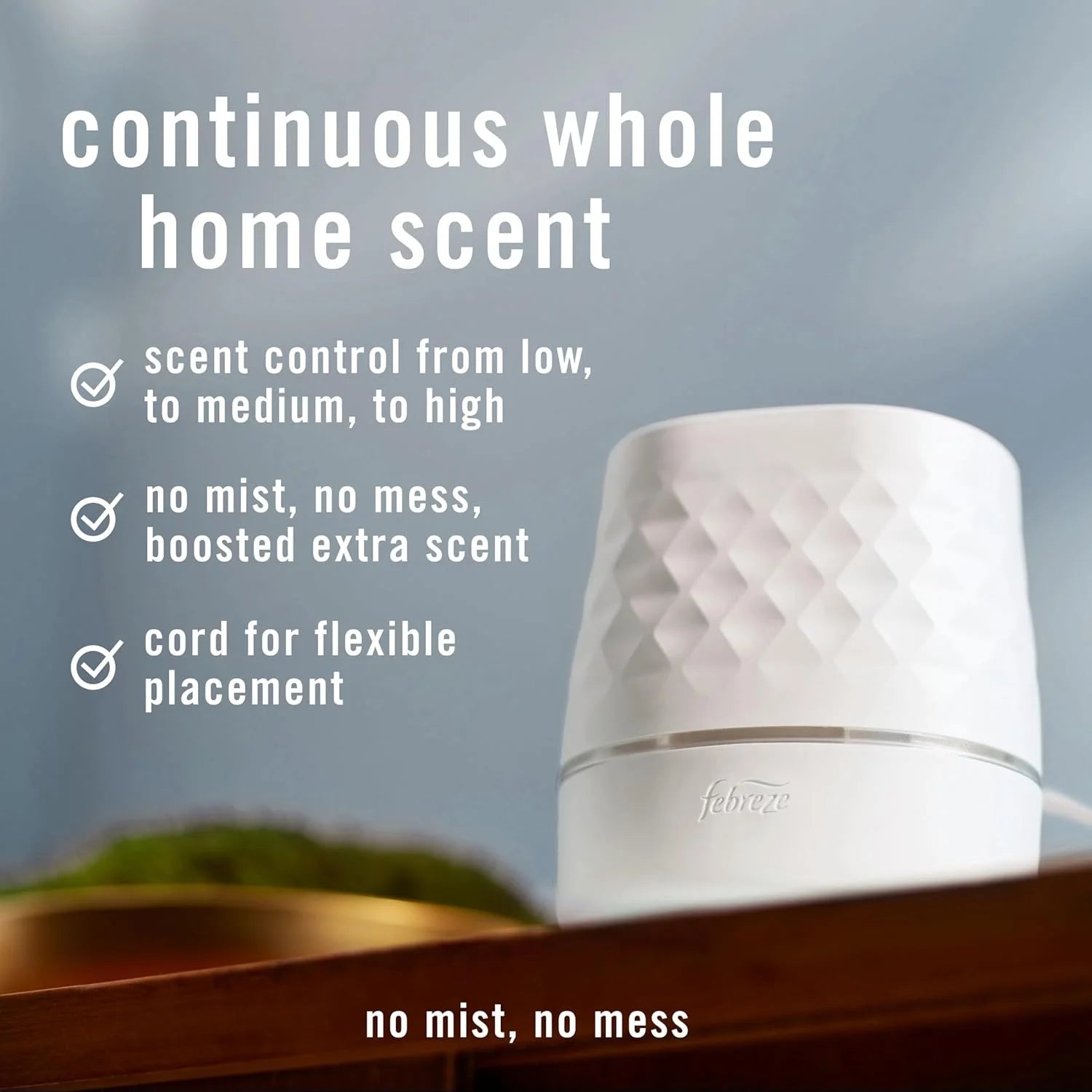 Febreze Plug Scent Booster Starter Kit, Oil Diffuser, Air Freshener Plug in, - View 3