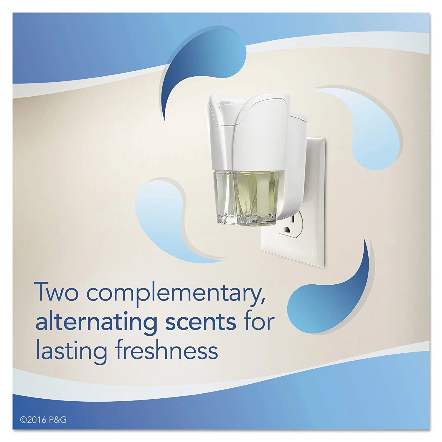 Febreze 45540 Plug Air Freshener Refills, Linen & Sky, 0.87 oz Refill Case of 8 - View 2