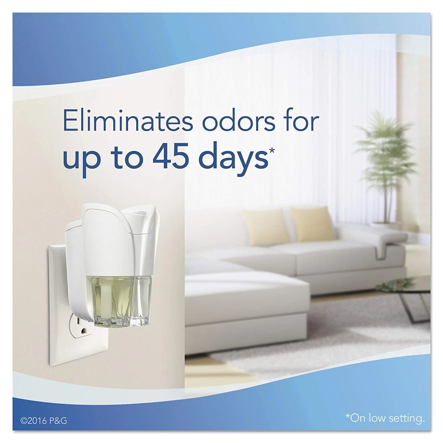 Febreze 45540 Plug Air Freshener Refills, Linen & Sky, 0.87 oz Refill Case of 8 - View 3