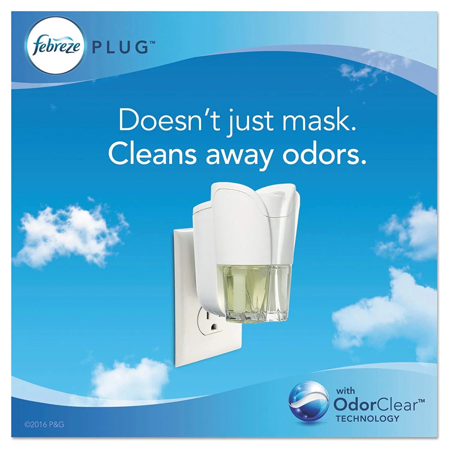 Febreze 45540 Plug Air Freshener Refills, Linen & Sky, 0.87 oz Refill Case of 8 - View 6