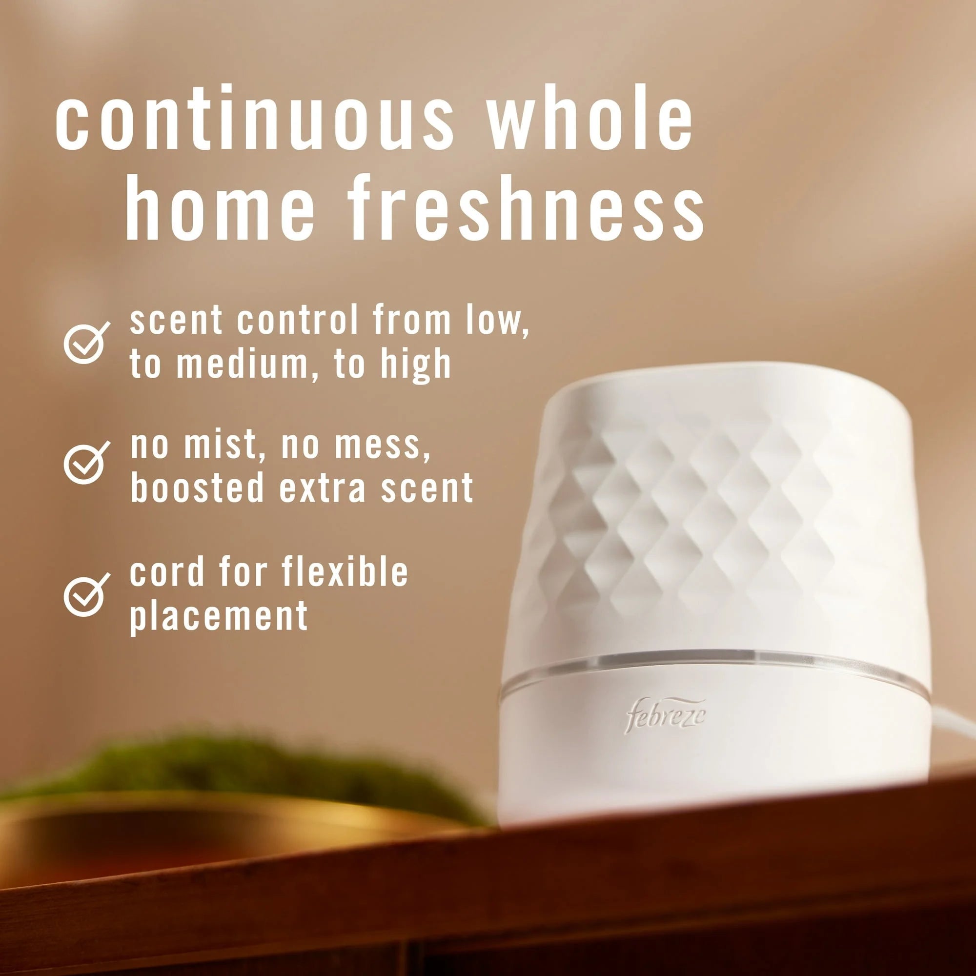 Febreze PLUG Scent Booster Continuous Scent Device Oil Diffuser Starter Kit, - View 5