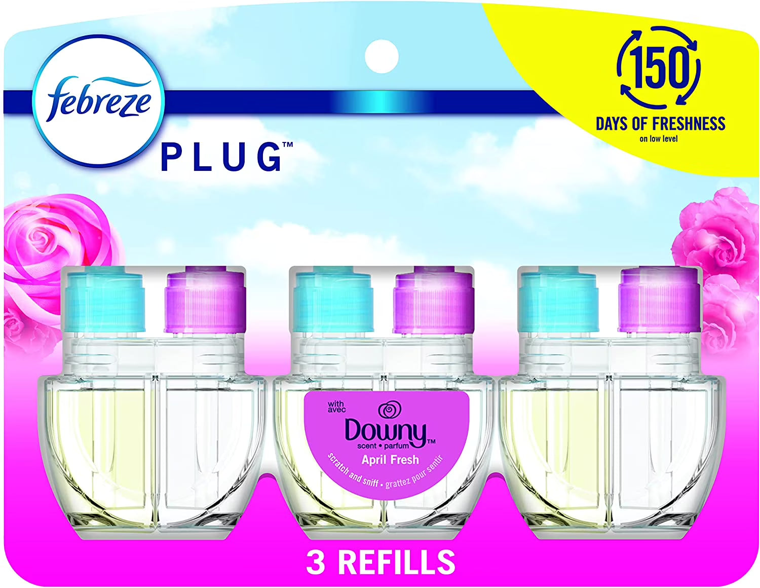 Febreze Plug In Air Freshener, Odor-Fighting Scented Oil Refill, Air Fresheners