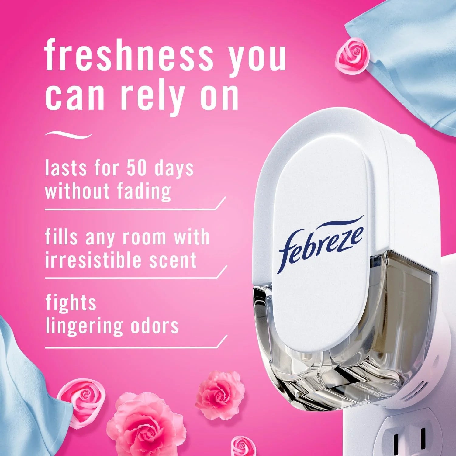 Febreze Plug In Air Freshener, Odor-Fighting Scented Oil Refill, Air Fresheners - View 2