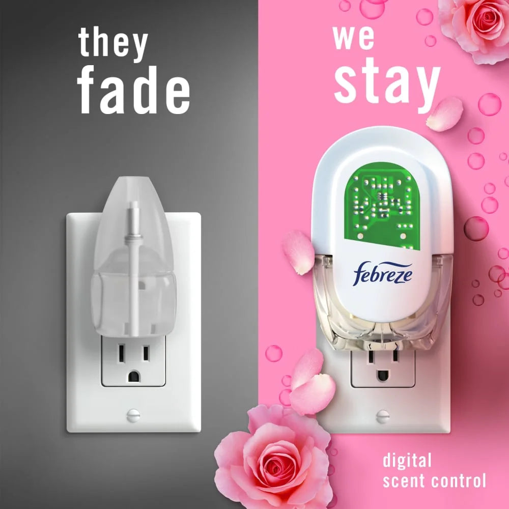 Febreze Plug In Air Freshener Odor-Fighting Scented Oil Refill Romance & Desire - View 3