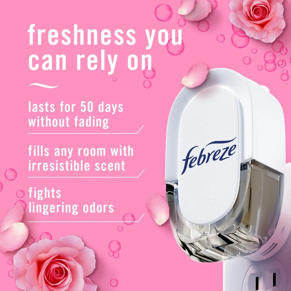Febreze Plug In Air Freshener Odor-Fighting Scented Oil Refill Romance & Desire - View 4