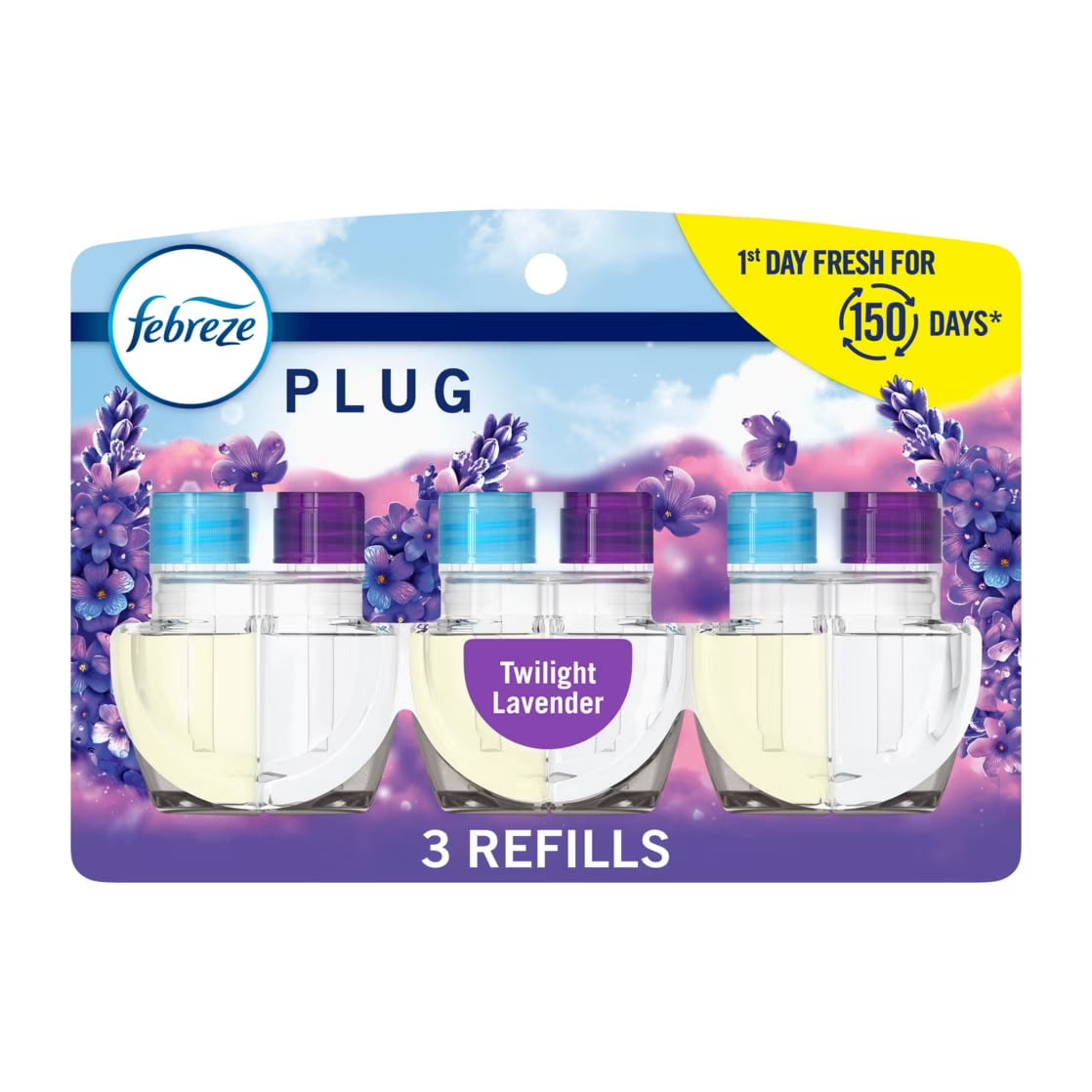Febreze Plug In Air Freshener, Odor-Fighting Scented Oil Refill, Twilight