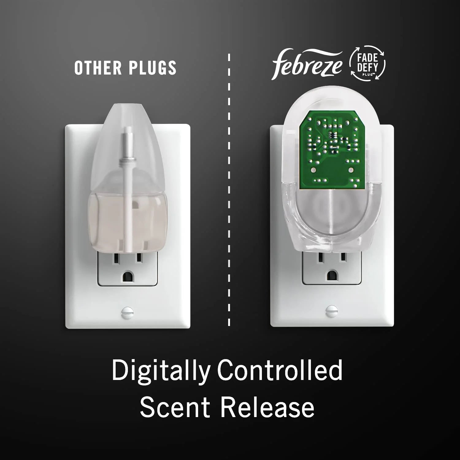 Febreze Plug in Air Fresheners, Unstopables Fresh, Odor Eliminator, Scented Oil - View 6
