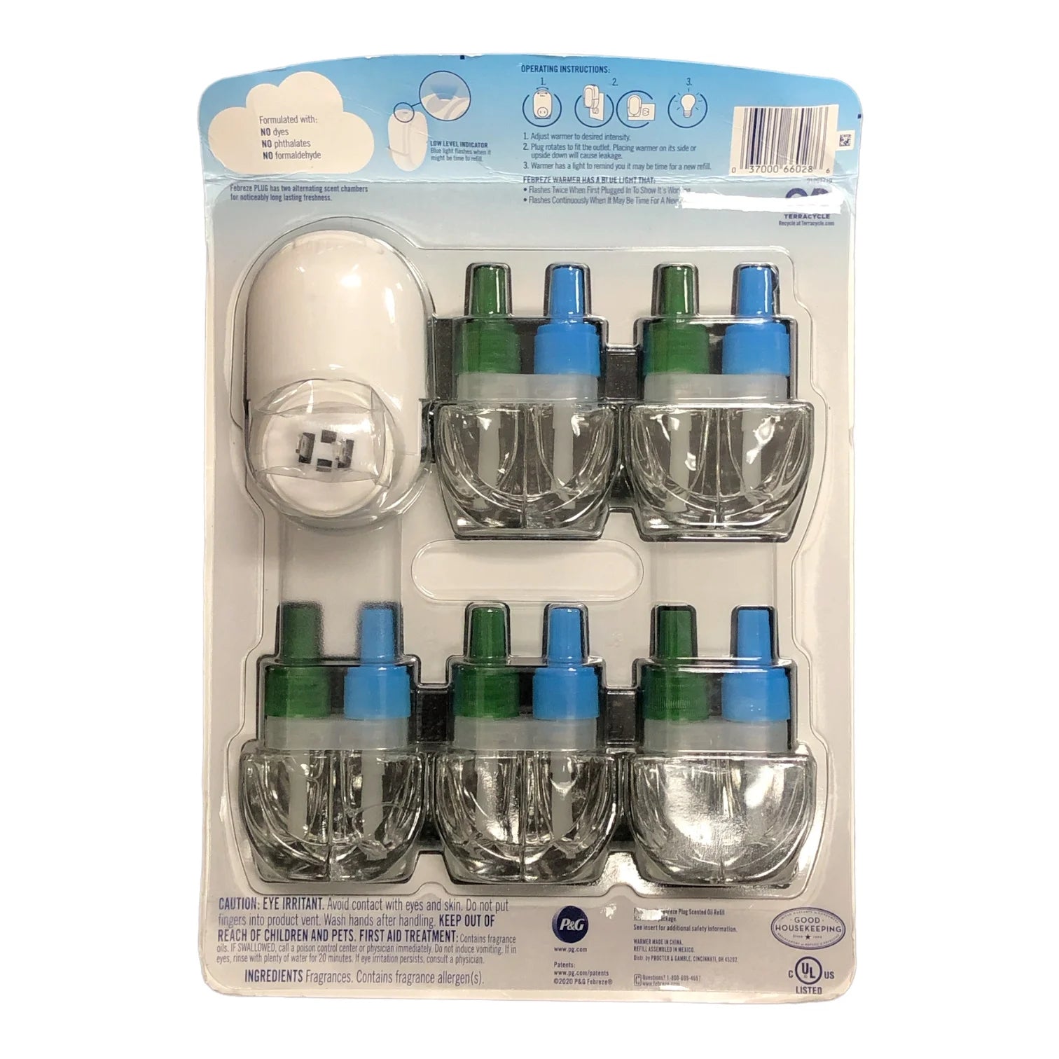 Febreze Plug in Air Fresheners, Gain Original Scent Odor Eliminator - View 2