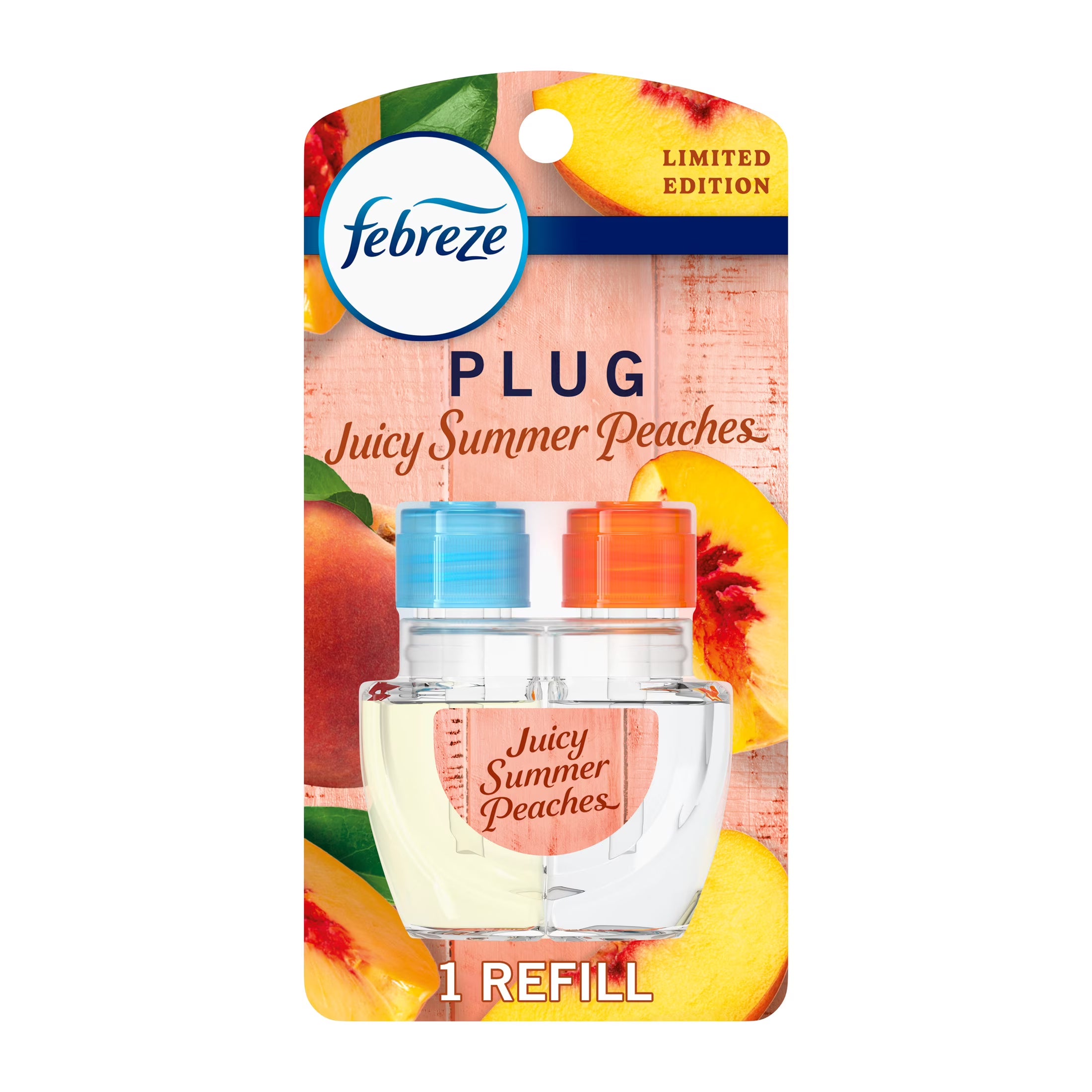 Febreze Plug In Air Freshener, Odor-Fighting Scented Oil Refill, Watermelon, 1 - View 2