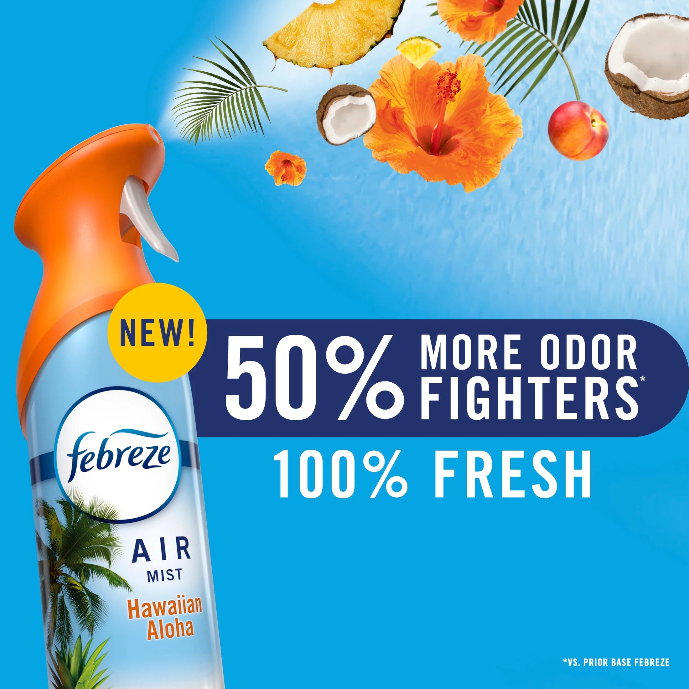 Febreze Air Mist Air Freshener Spray Hawaiian Aloha, 8.1oz, 2 Count - View 2