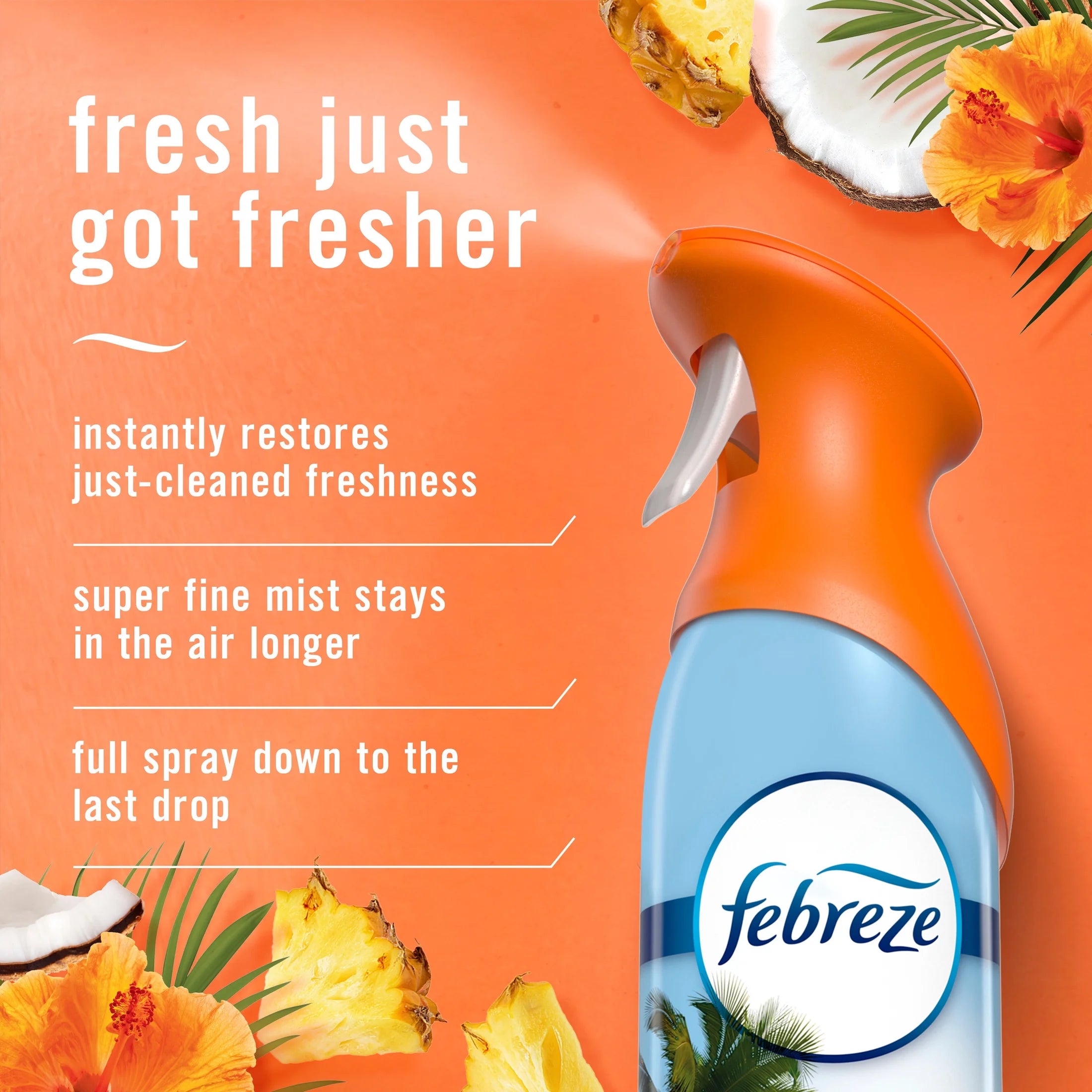 Febreze Air Mist Air Freshener Spray Hawaiian Aloha, 8.1oz, 2 Count - View 3