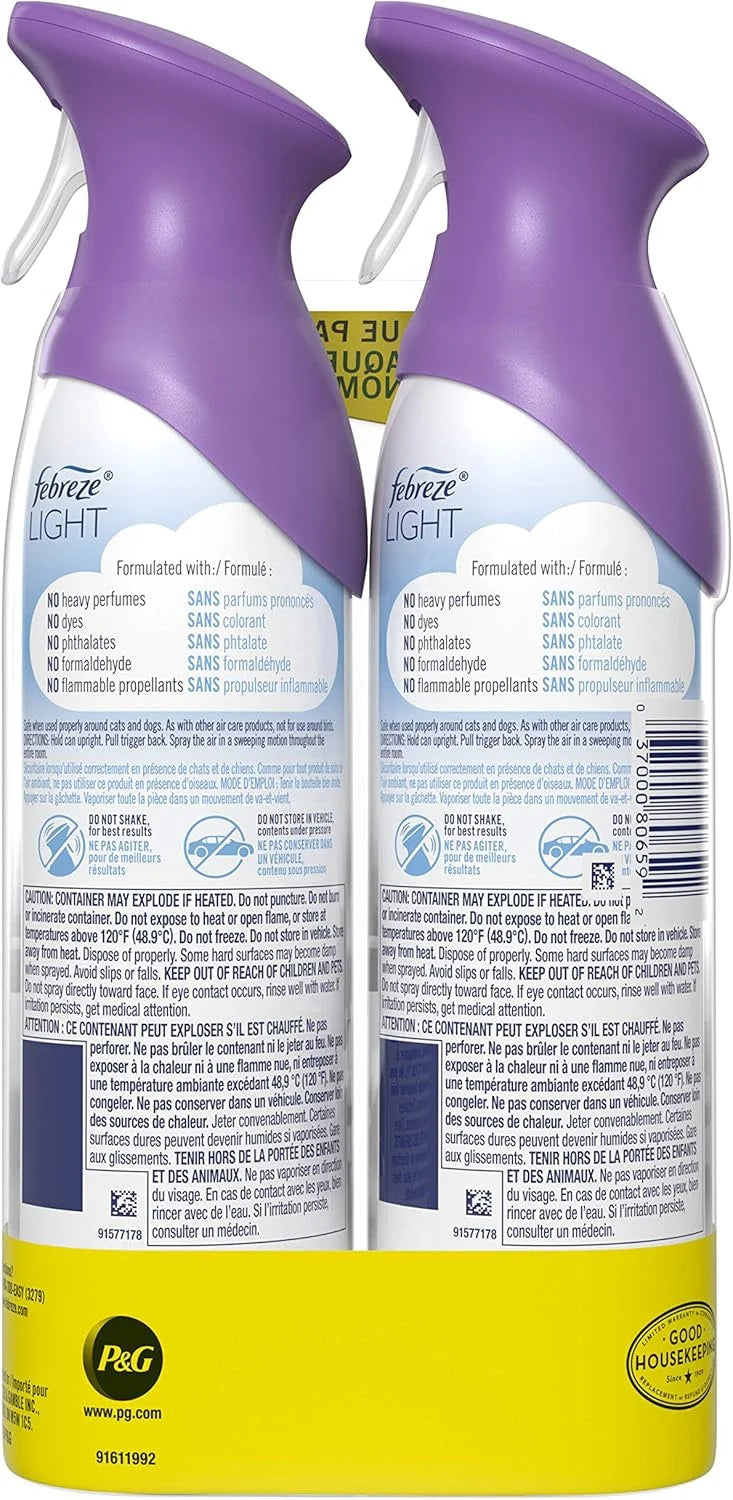 Febreze Air Mist Air Freshener Spray, Odor-Fighting Room Spray, Air Fresheners - View 2