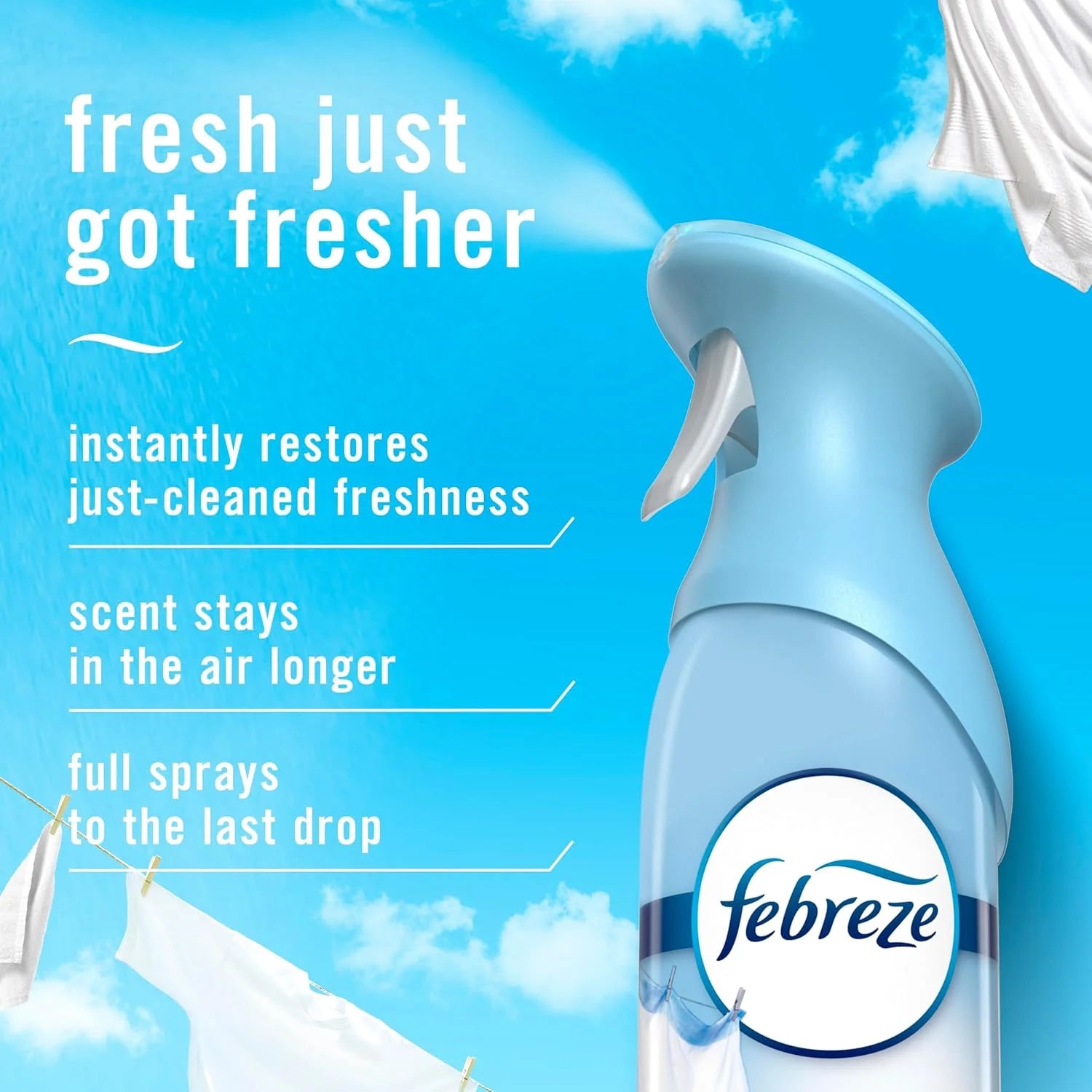 Febreze Air Mist, Air Freshener Spray, Odor Fighting Room Spray, Deodorizer for - View 3