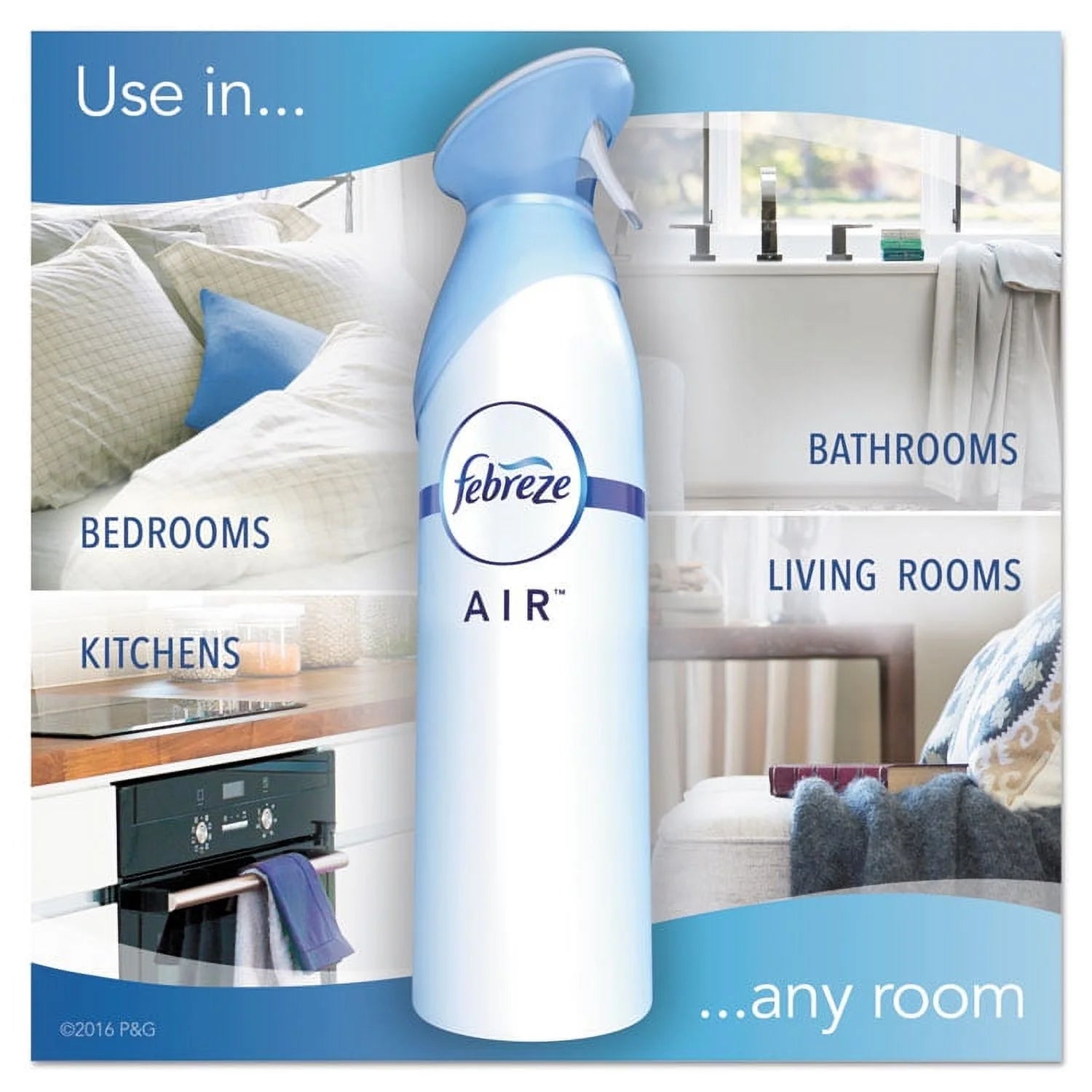 Air, Linen And Sky, 8.8 Oz Aerosol Spray, 2/pack, 6 Pack/carton - View 2