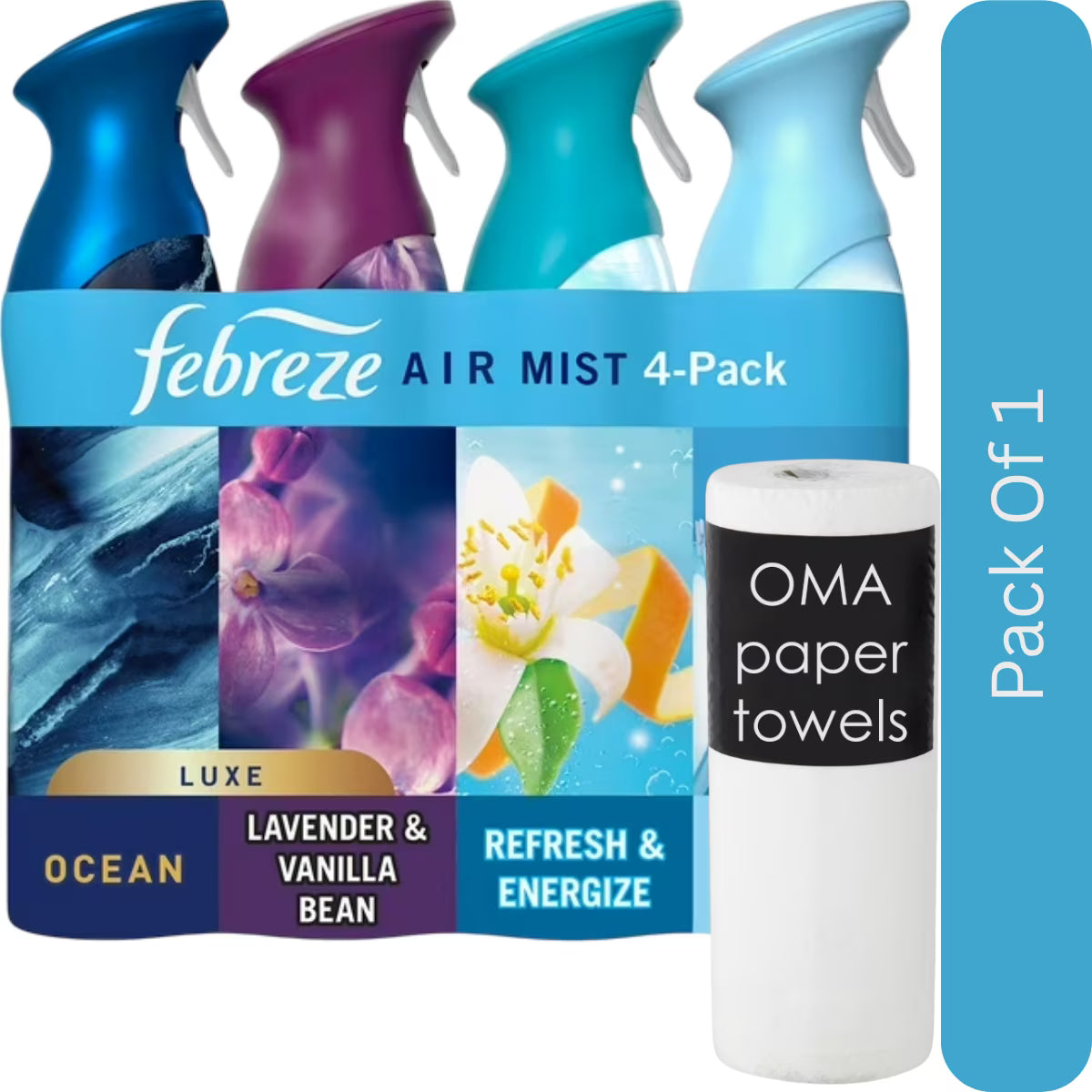 Febreze Air Effects Air Freshener Spray – Mixed Scent (4 ct., 35.2 oz.)-With