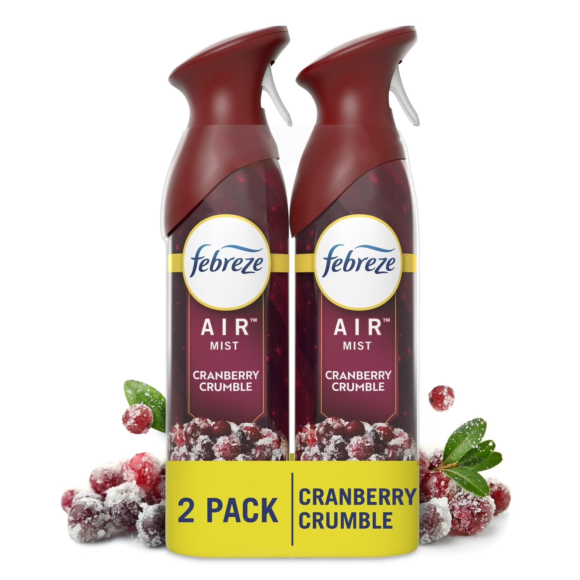 Febreze Air Mist, Odor-Fighting Air Freshener, Cranberry Crumble, 8.8 oz.