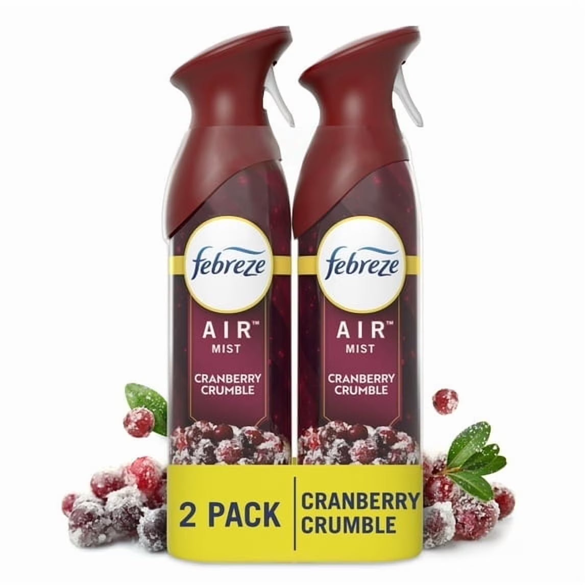 Febreze Air Mist, Odor-Fighting Air Freshener, Cranberry Crumble, 8.8 oz.