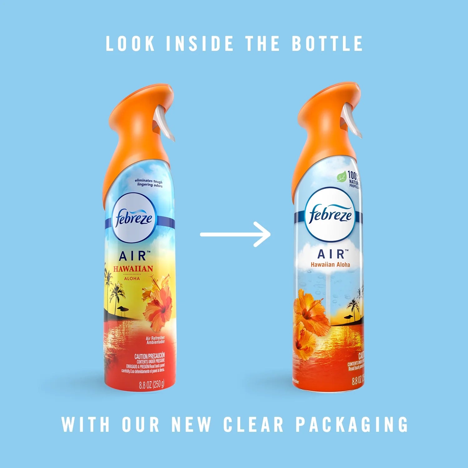 Febreze Air Freshener Spray, Linen & Sky and Hawaiian Aloha, 4 ct - View 2
