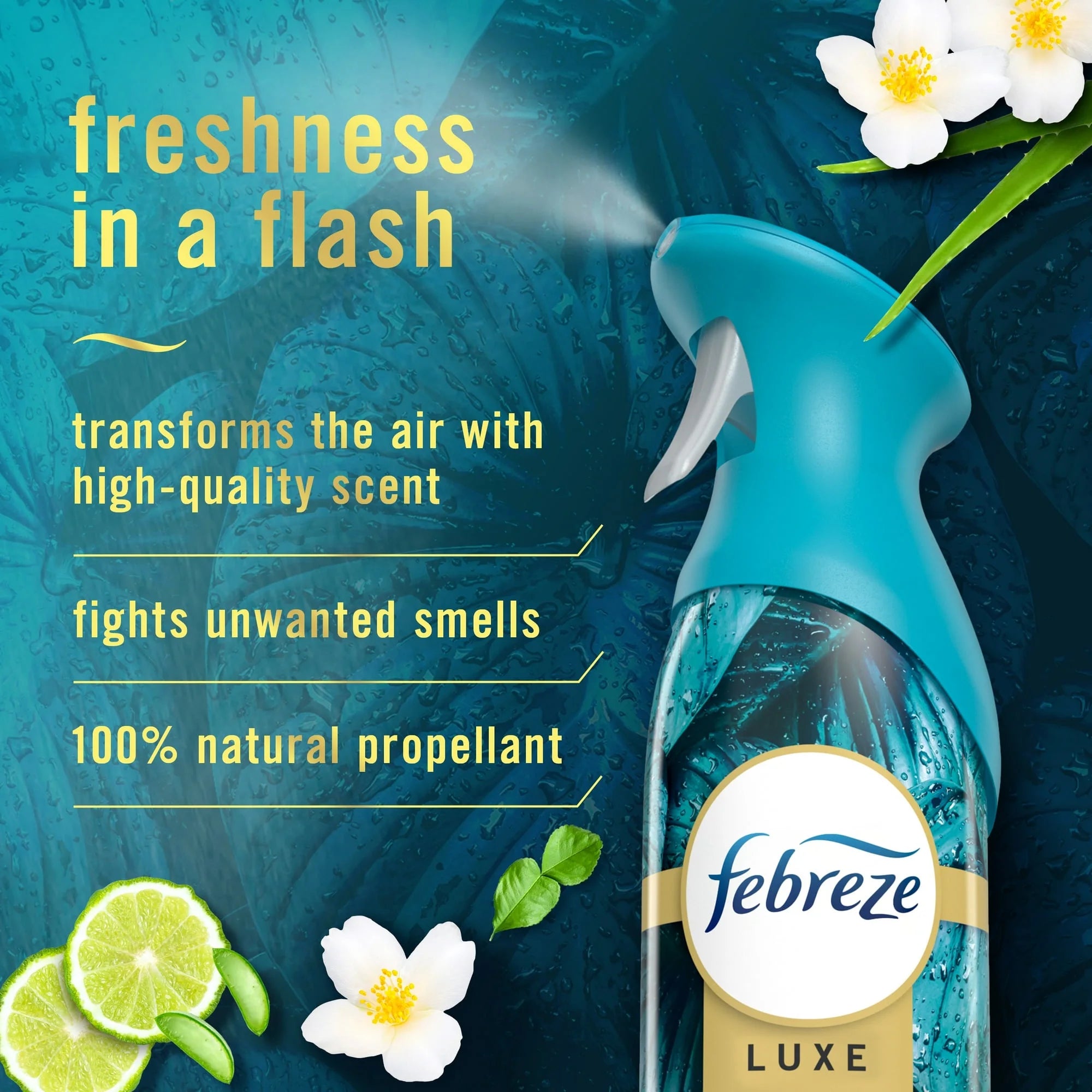 Febreze Air Freshener Spray, Odor-Fighting Room Spray, Rainforest, 8.8oz - View 2