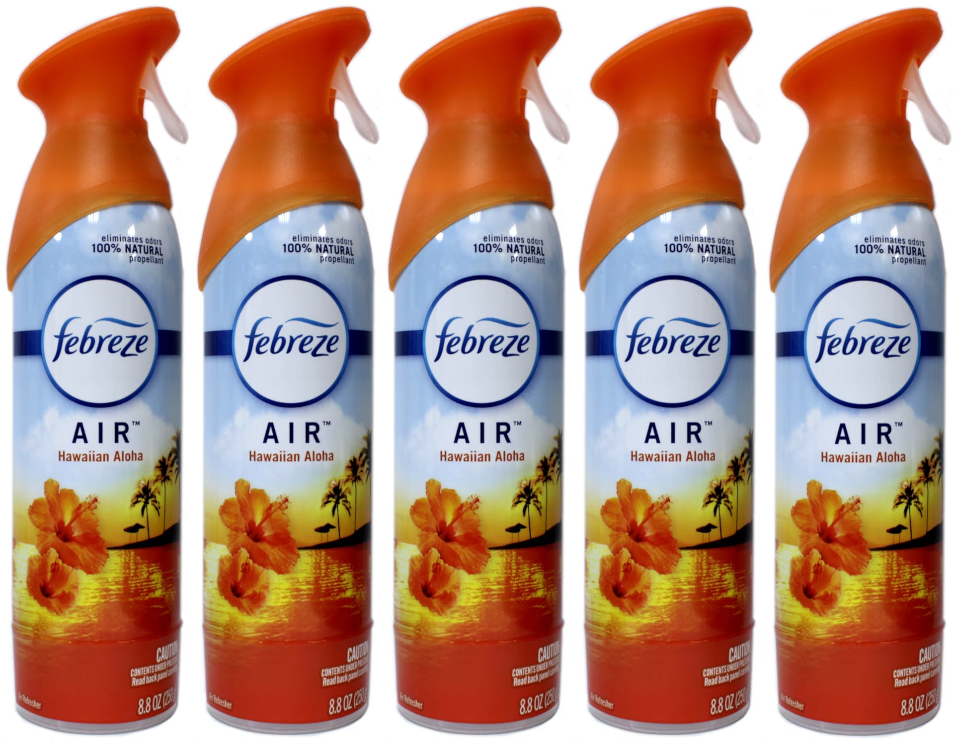 Air, Hawaiian Aloha, 8.8 Oz Aerosol Spray | Bundle of 5 Each