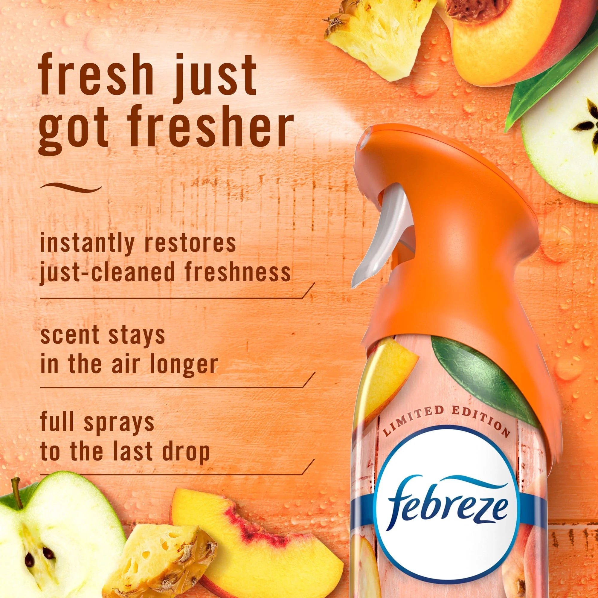 Febreze Air Mist Air Freshener Spray, Juicy Summer Peaches, 8.1oz - View 2