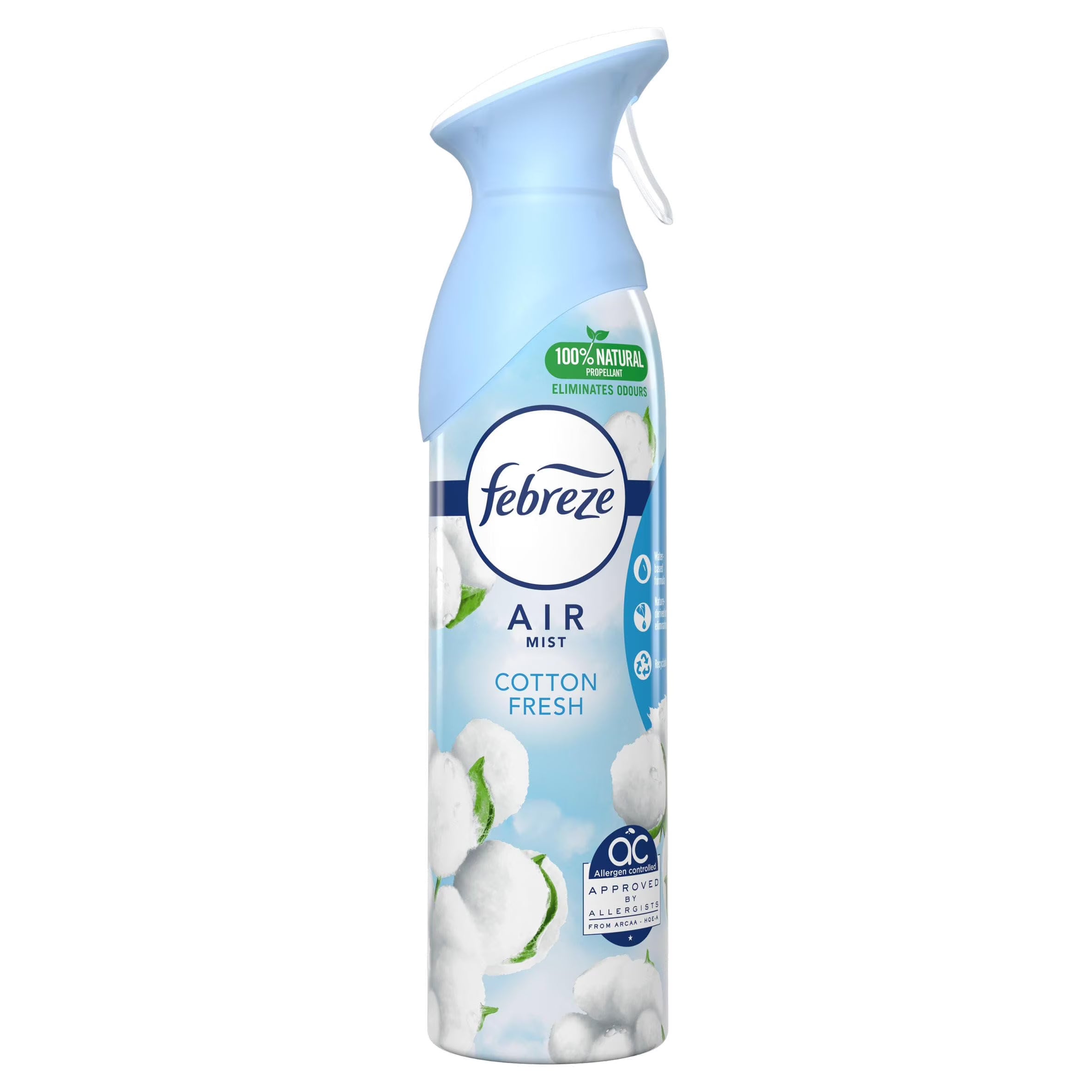 2 Pack Febreze Odor-Eliminating Cotton Fresh Air Freshener Spray 10.14 oz. ,