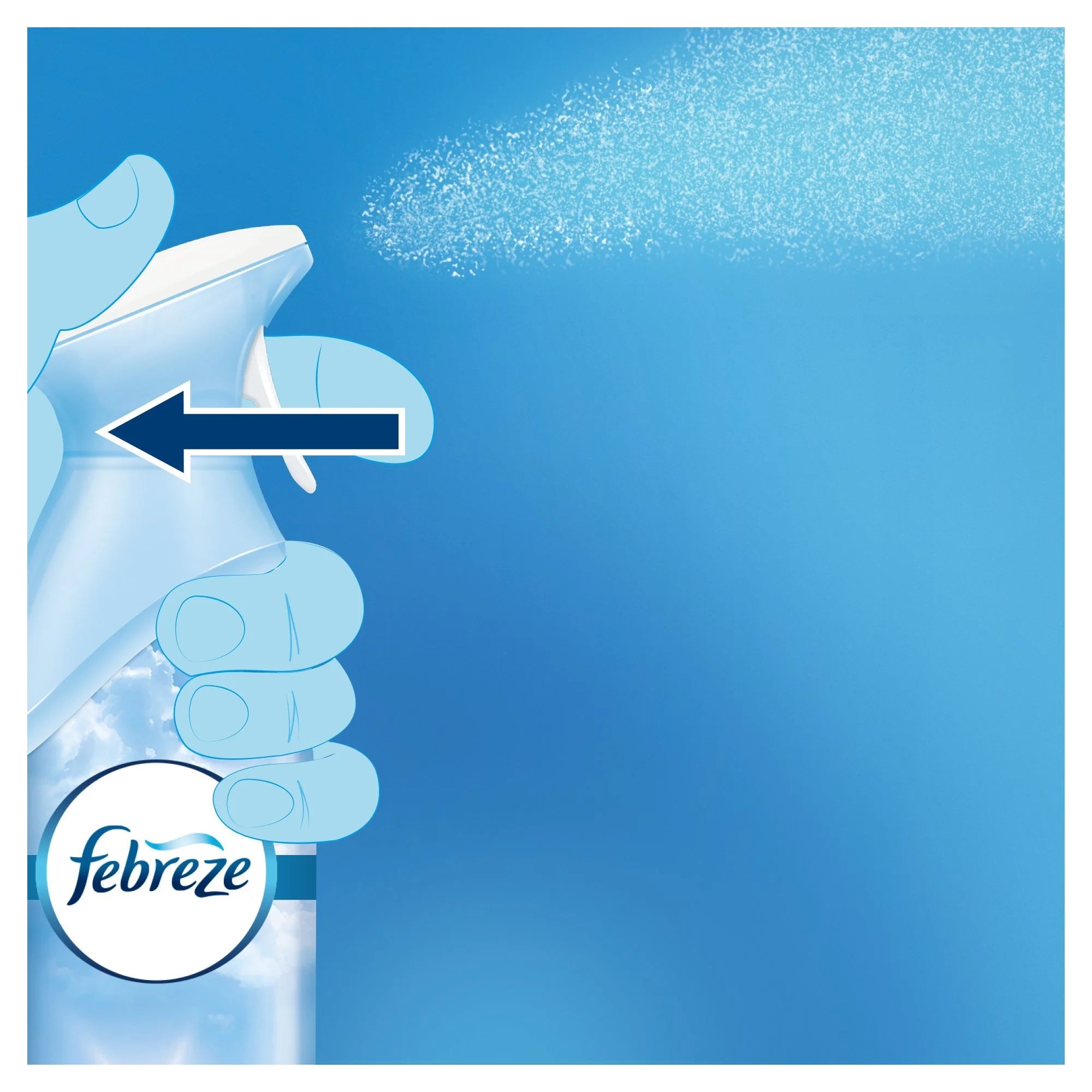 2 Pack Febreze Odor-Eliminating Cotton Fresh Air Freshener Spray 10.14 oz. , - View 5
